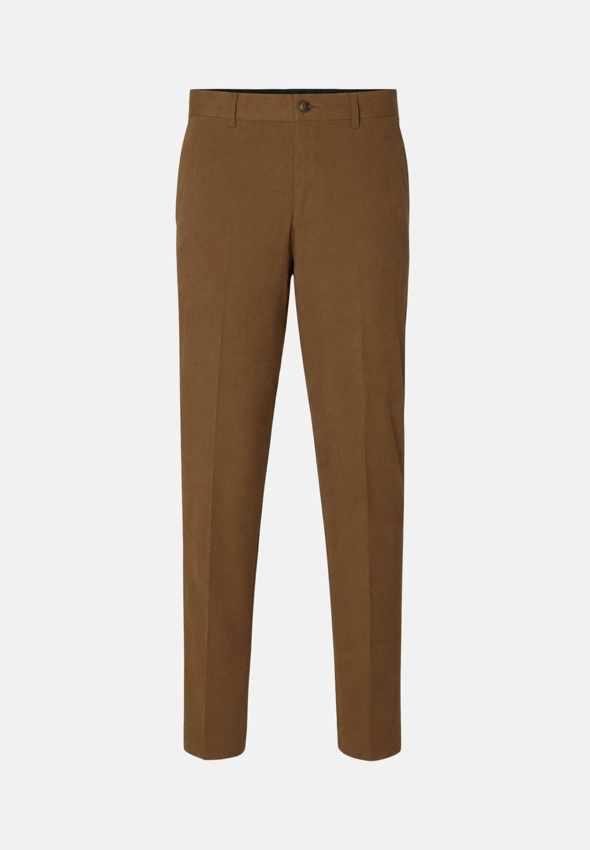 SELECTED HOMME Pantaloni LIAM Camel Beige da uomo con piega stirata centrale. 16087825 CAM SELECTED HOMME