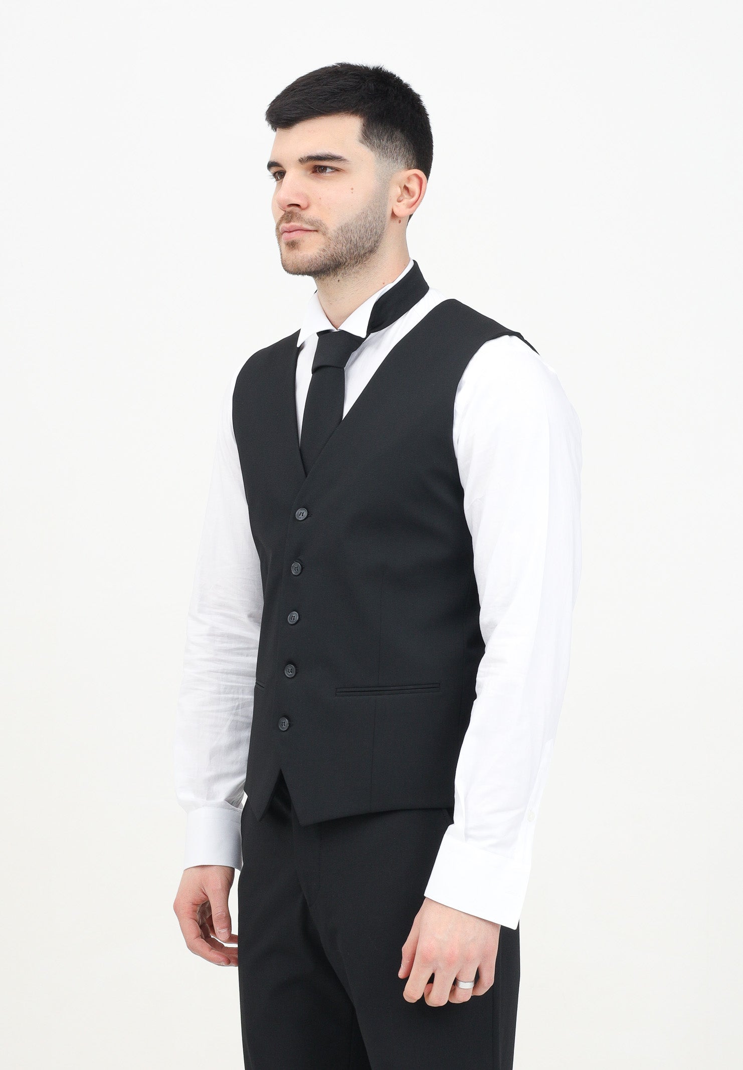 SELECTED HOMME Gilet nero da uomo 16089406 BL SELECTED HOMME