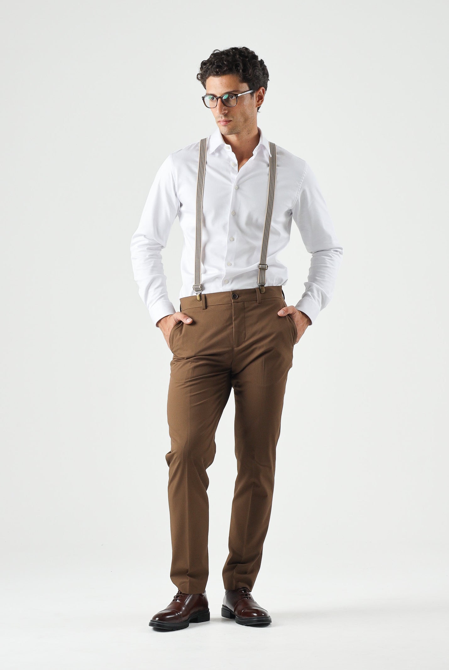 SELECTED HOMME Camicia a manica lunga bianca da uomo 16092939 BRWI SELECTED HOMME