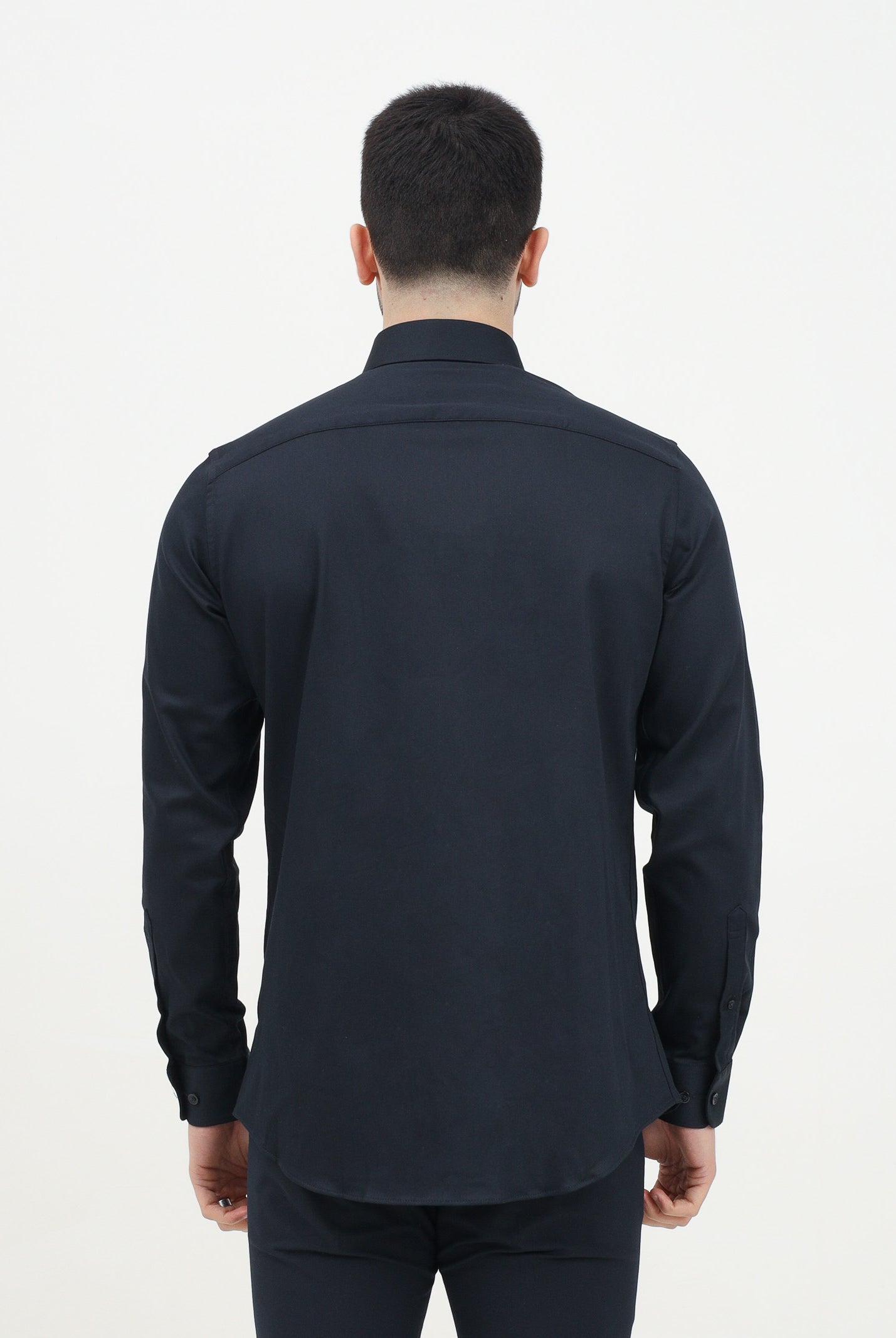 SELECTED HOMME Camicia a manica lunga nera da uomo 16092939 Black SELECTED HOMME
