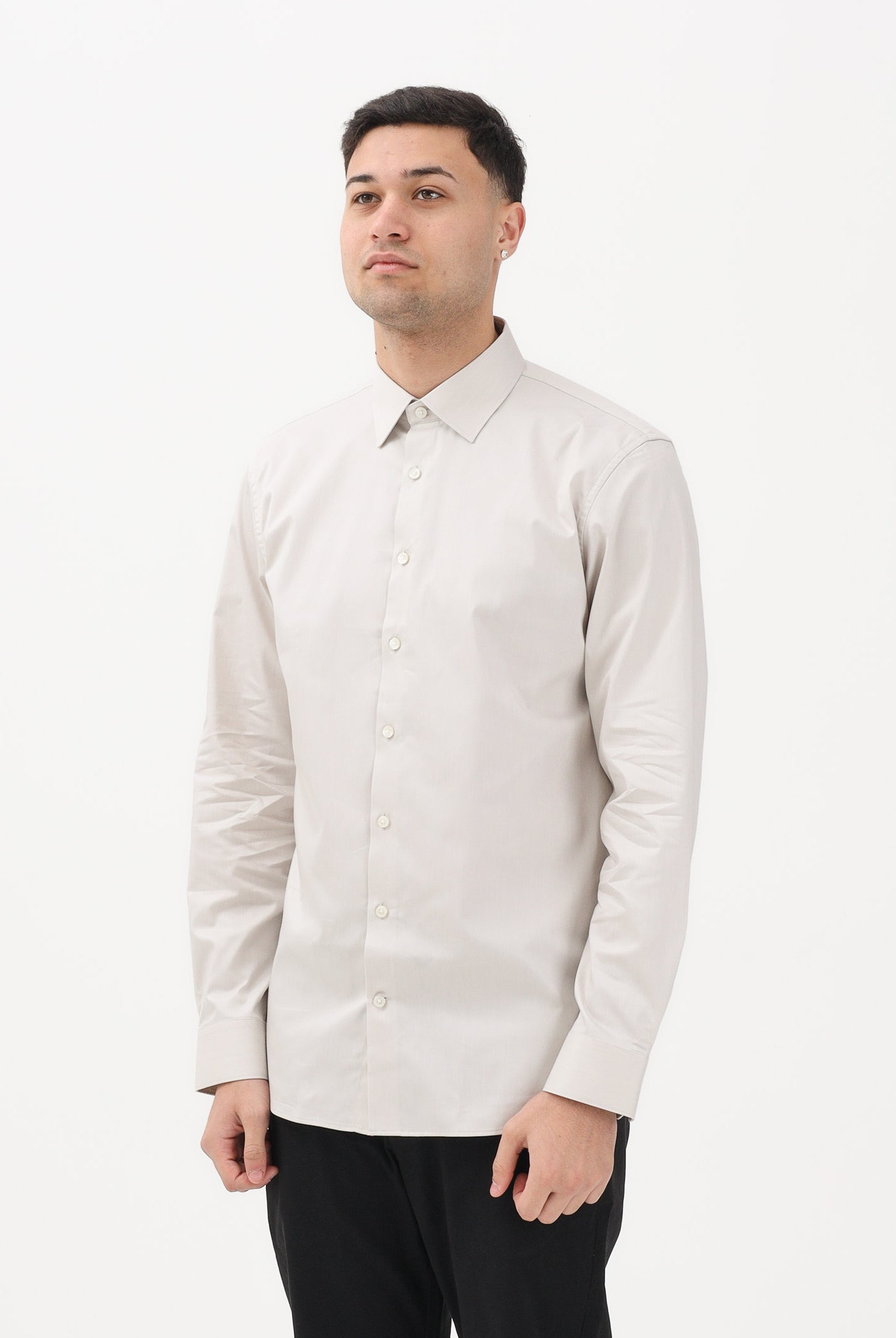 SELECTED HOMME Camicia a manica lunga beige da uomo 16092939 SA SELECTED HOMME