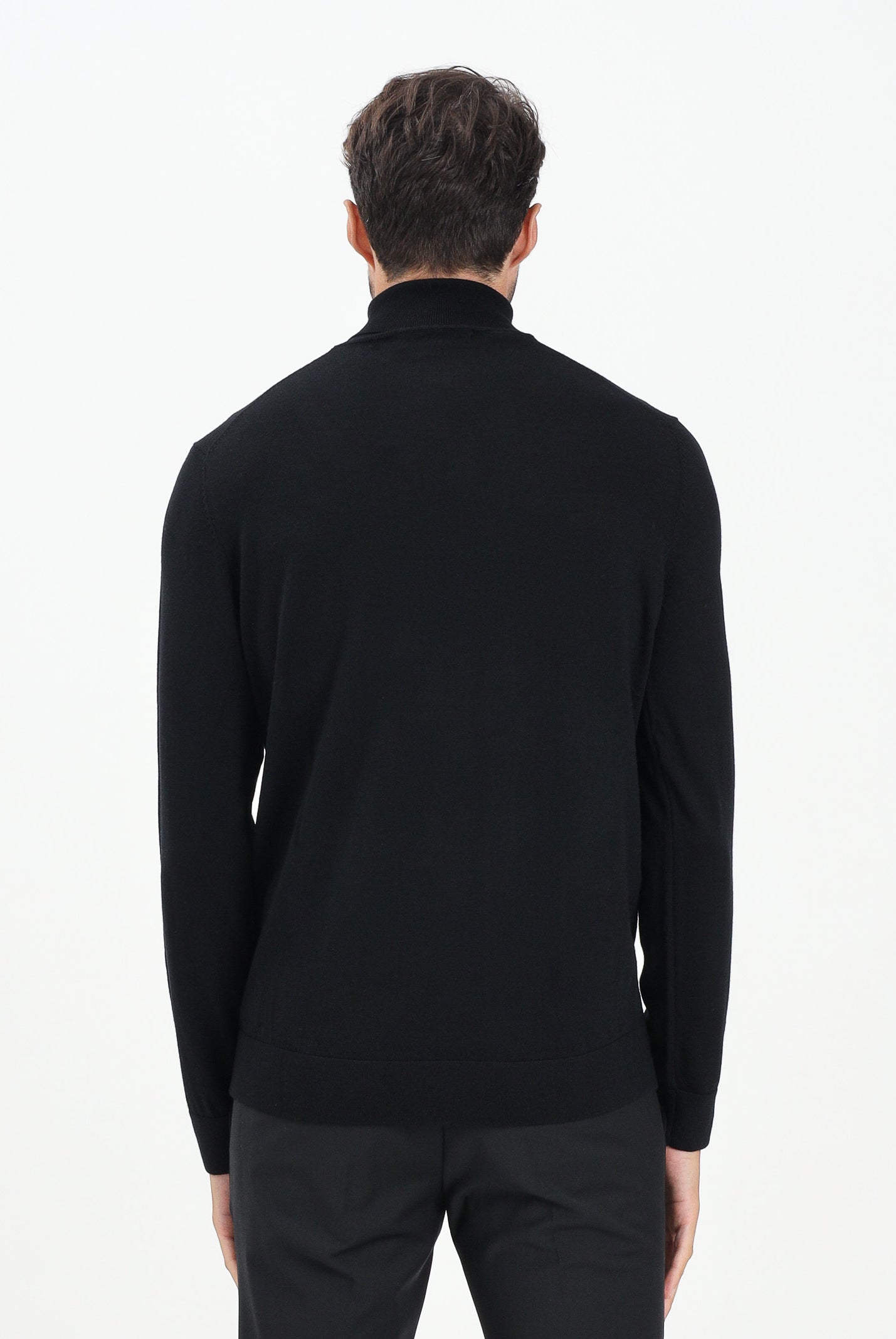 SELECTED HOMME Maglione a collo alto nero da uomo 16094653 Black SELECTED HOMME