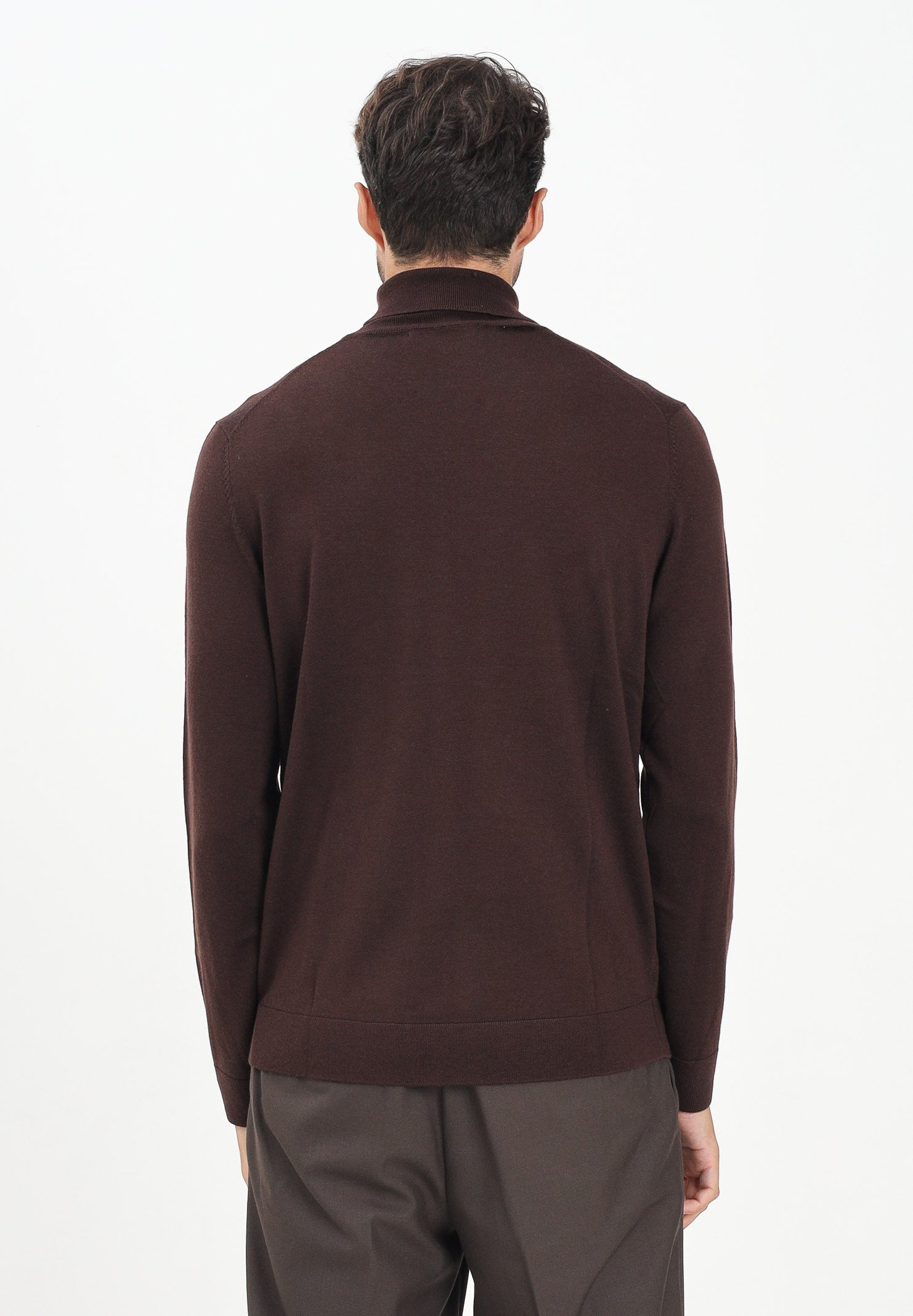 SELECTED HOMME Maglione a collo alto marrone da uomo 16094653 Demitasse SELECTED HOMME