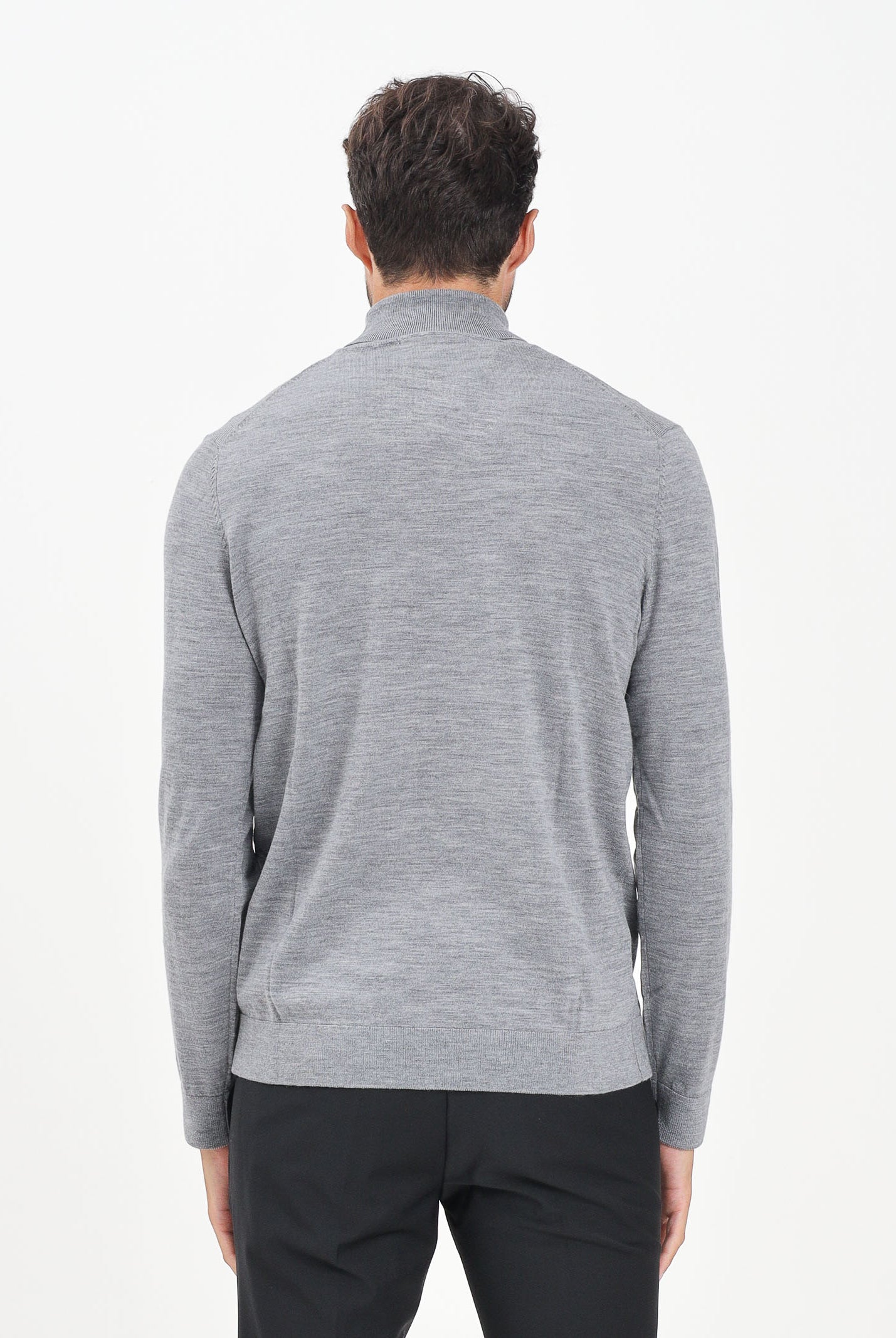 SELECTED HOMME Maglione a collo alto grigio da uomo 16094653 MediumGreyMel SELECTED HOMME
