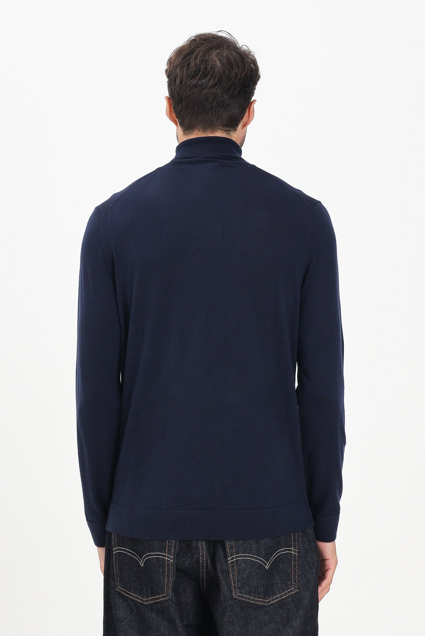 SELECTED HOMME Maglione a collo alto blu da uomo 16094653 NavyBlazer SELECTED HOMME