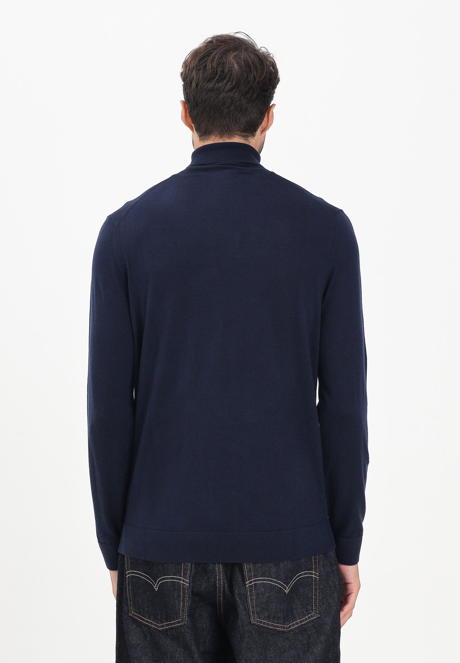 SELECTED HOMME Maglione a collo alto blu da uomo 16094653 NavyBlazer SELECTED HOMME