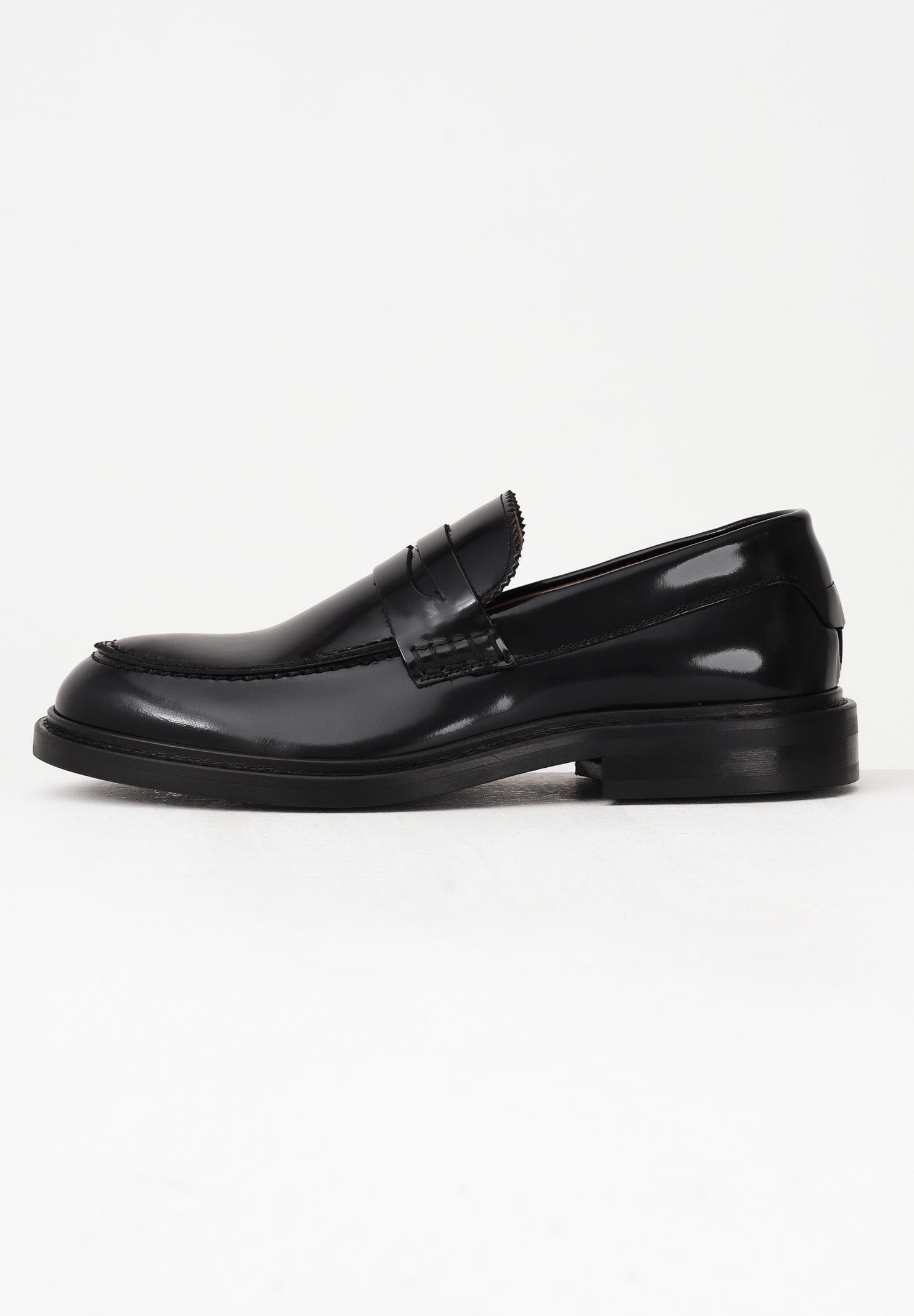 SELECTED HOMME Mocassini neri da uomo 16094711 BL SELECTED HOMME