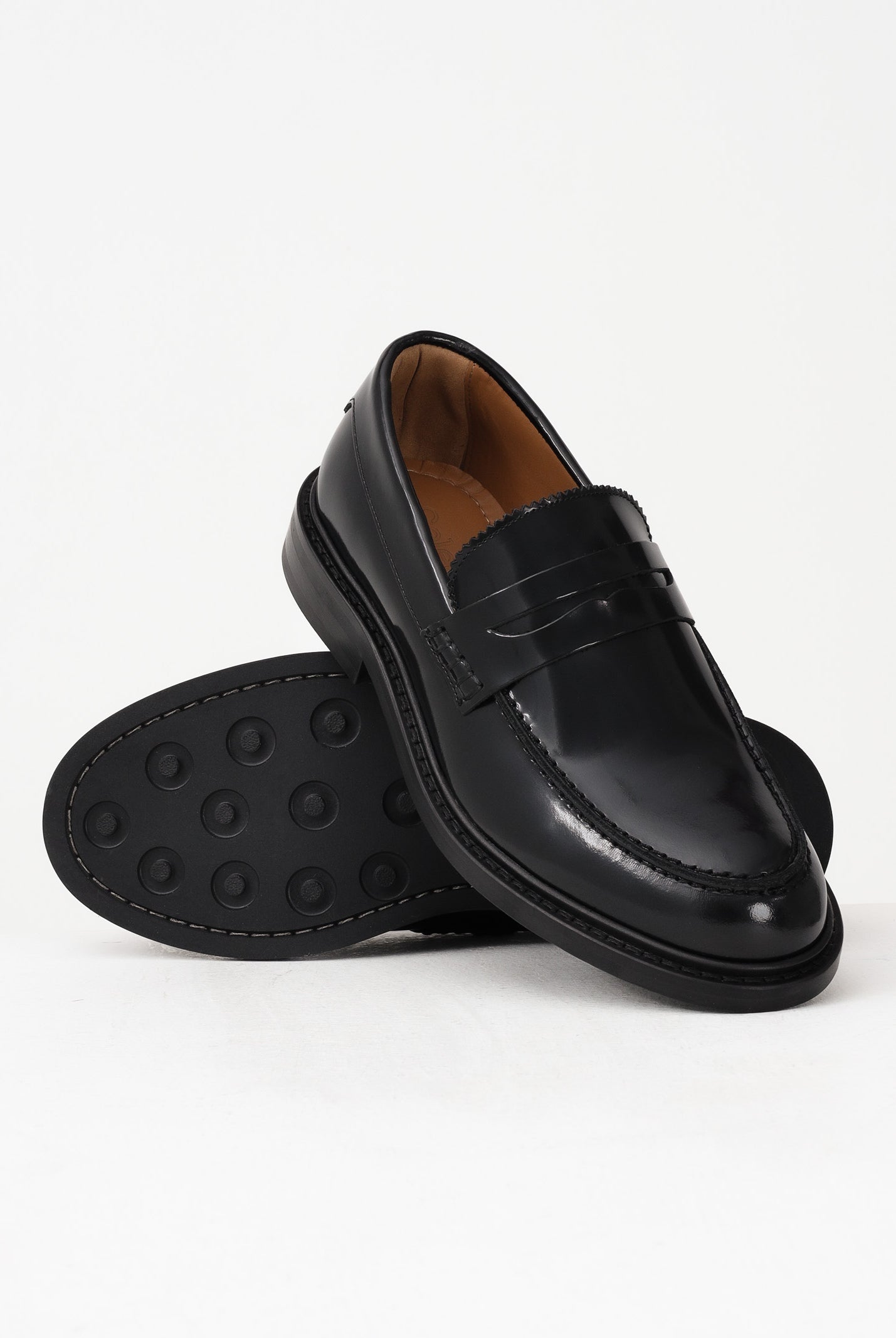 SELECTED HOMME Mocassini neri da uomo 16094711 BL SELECTED HOMME