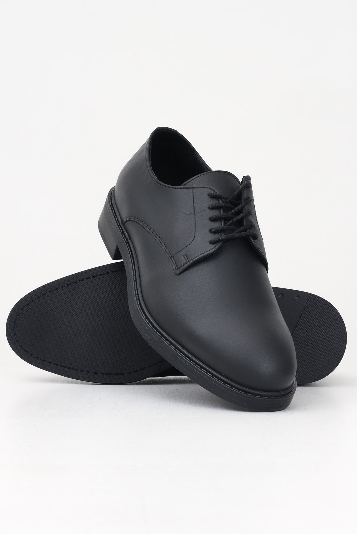 SELECTED HOMME Scarpe stringate nere da uomo 16095935 BLACK SELECTED HOMME