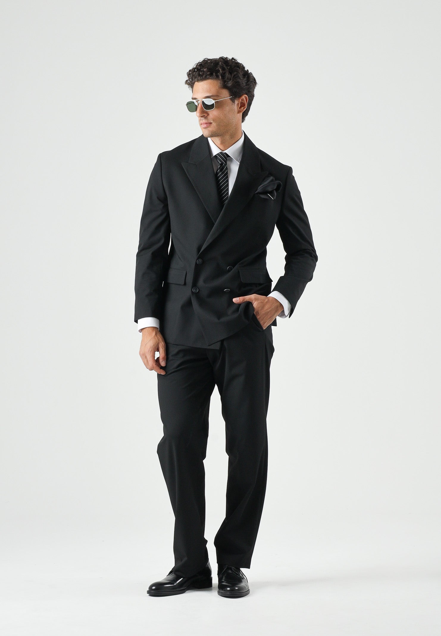 SELECTED HOMME Blazer RELAXED FIT DOUBLE-BREASTED, colore Webseller - nero, da uomo. 16098192 WE SELECTED HOMME
