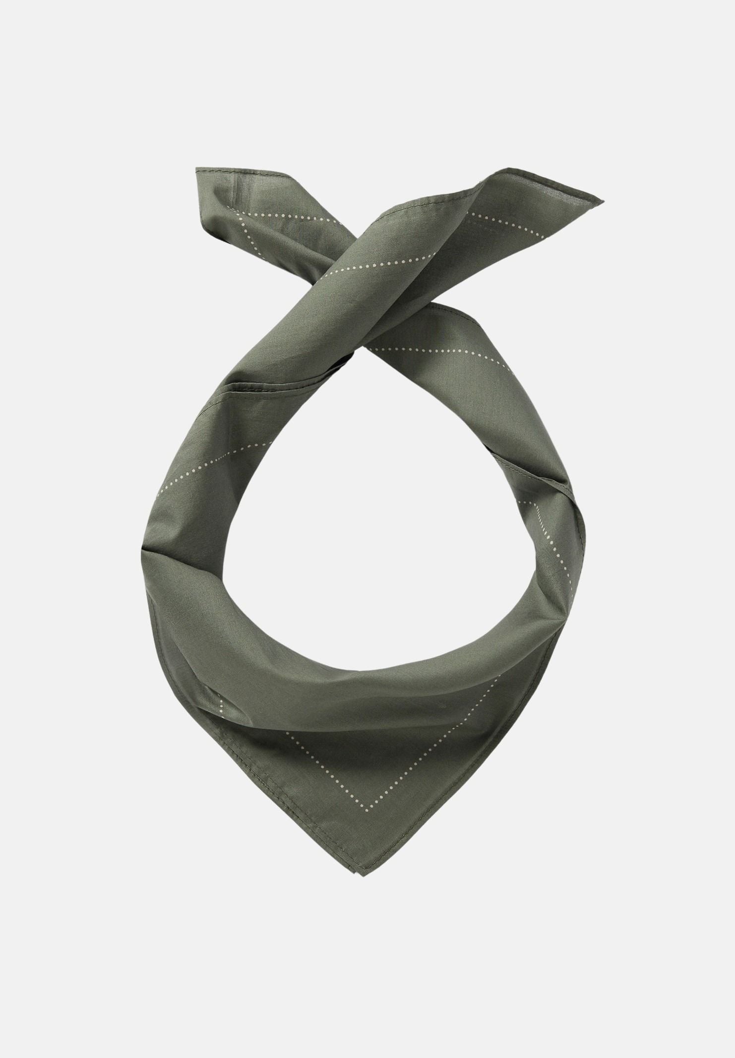 SELECTED HOMME Foulard verde militare da uomo 16098934 DELI SELECTED HOMME