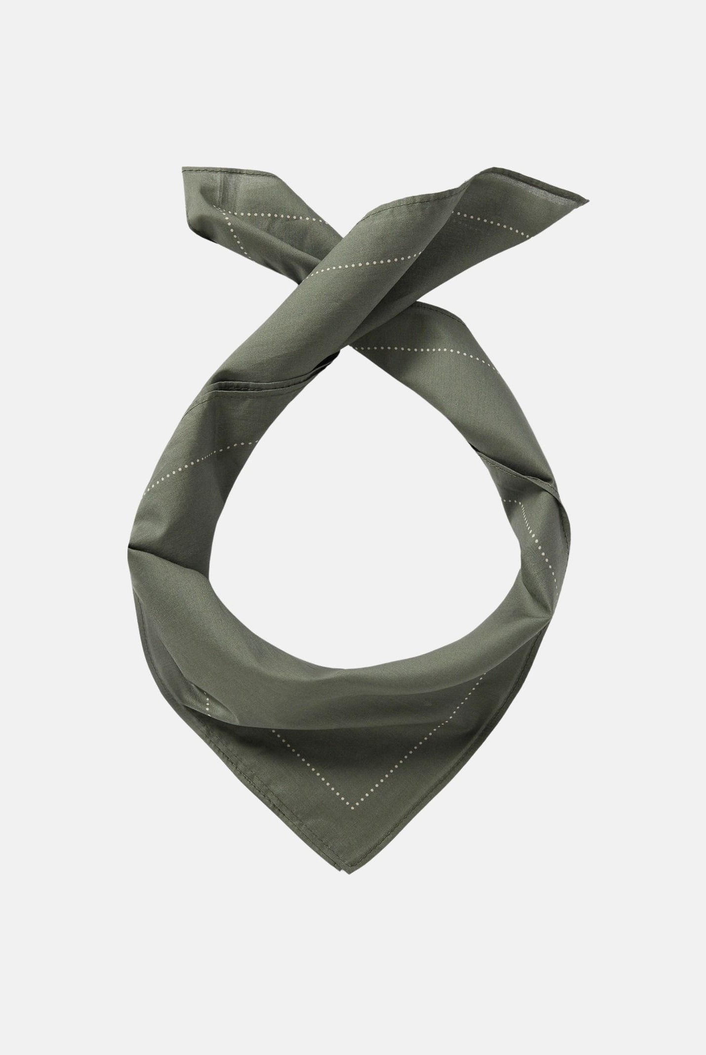 SELECTED HOMME Foulard verde militare da uomo 16098934 DELI SELECTED HOMME