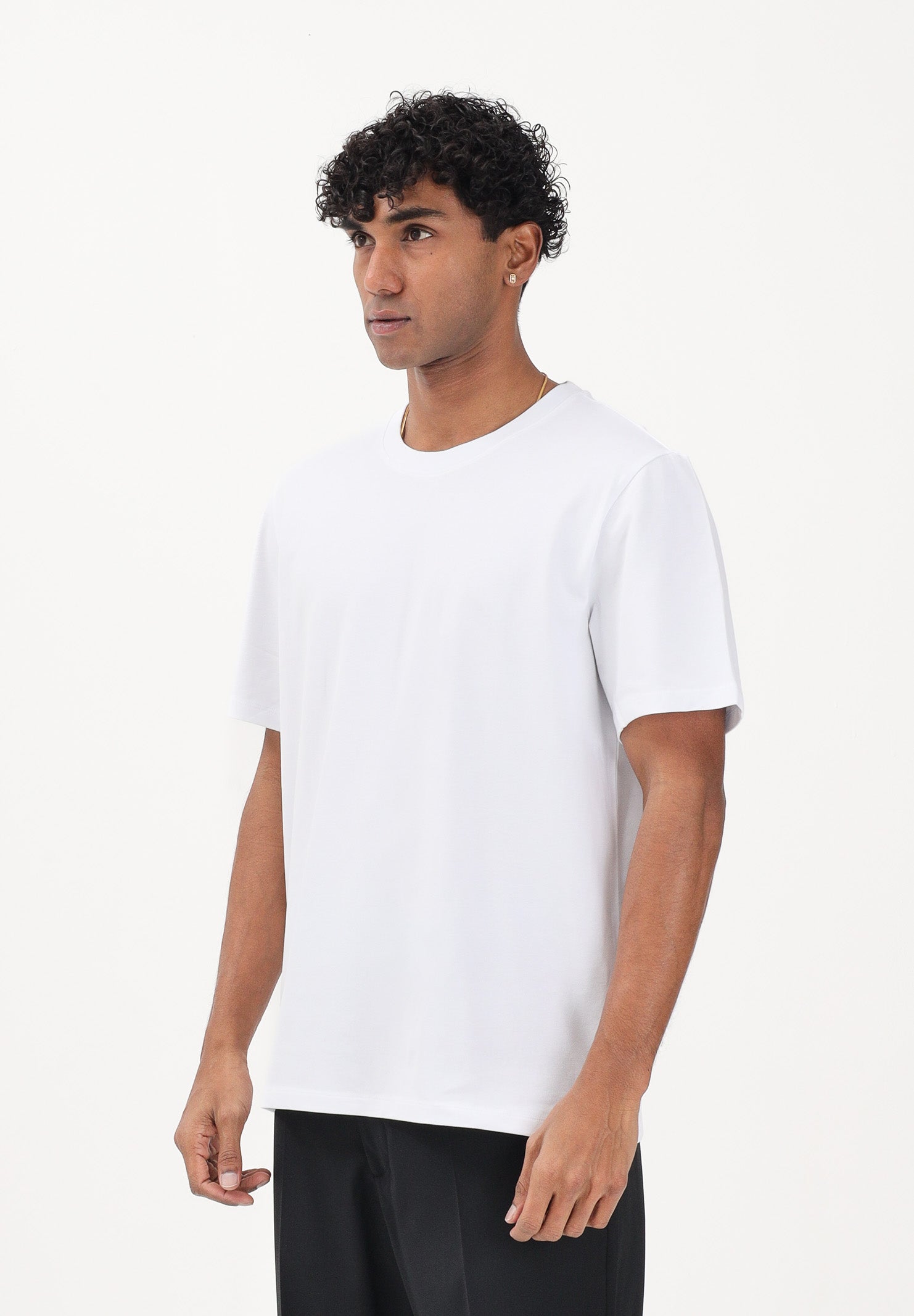 SELECTED HOMME T-shirt a manica corta bianca da uomo 16100145 BRWI SELECTED HOMME