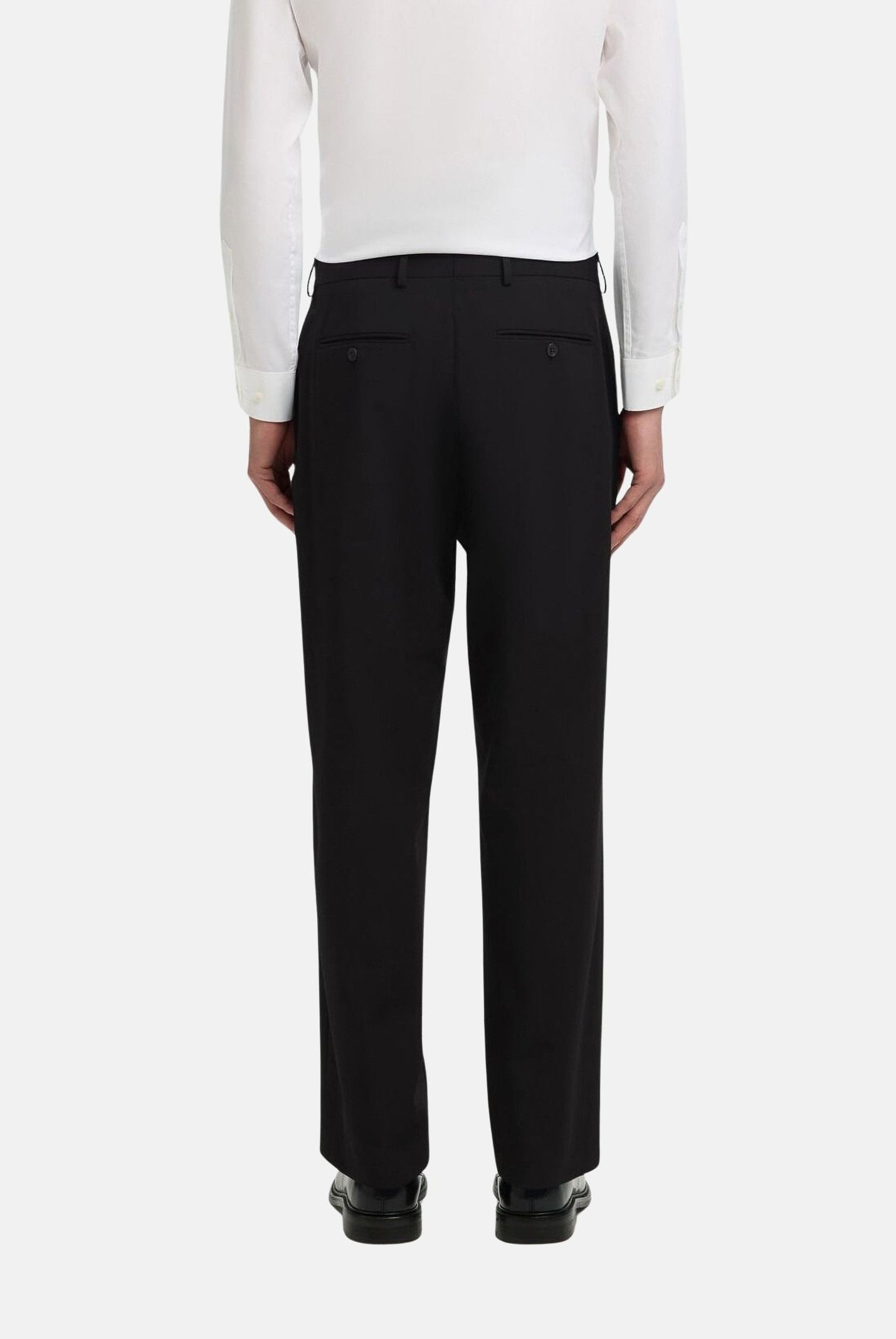 SELECTED HOMME Pantaloni 220 LOOSE FIT TROUSERS, colore brand Webseller nero, da uomo. 16100150 WE SELECTED HOMME