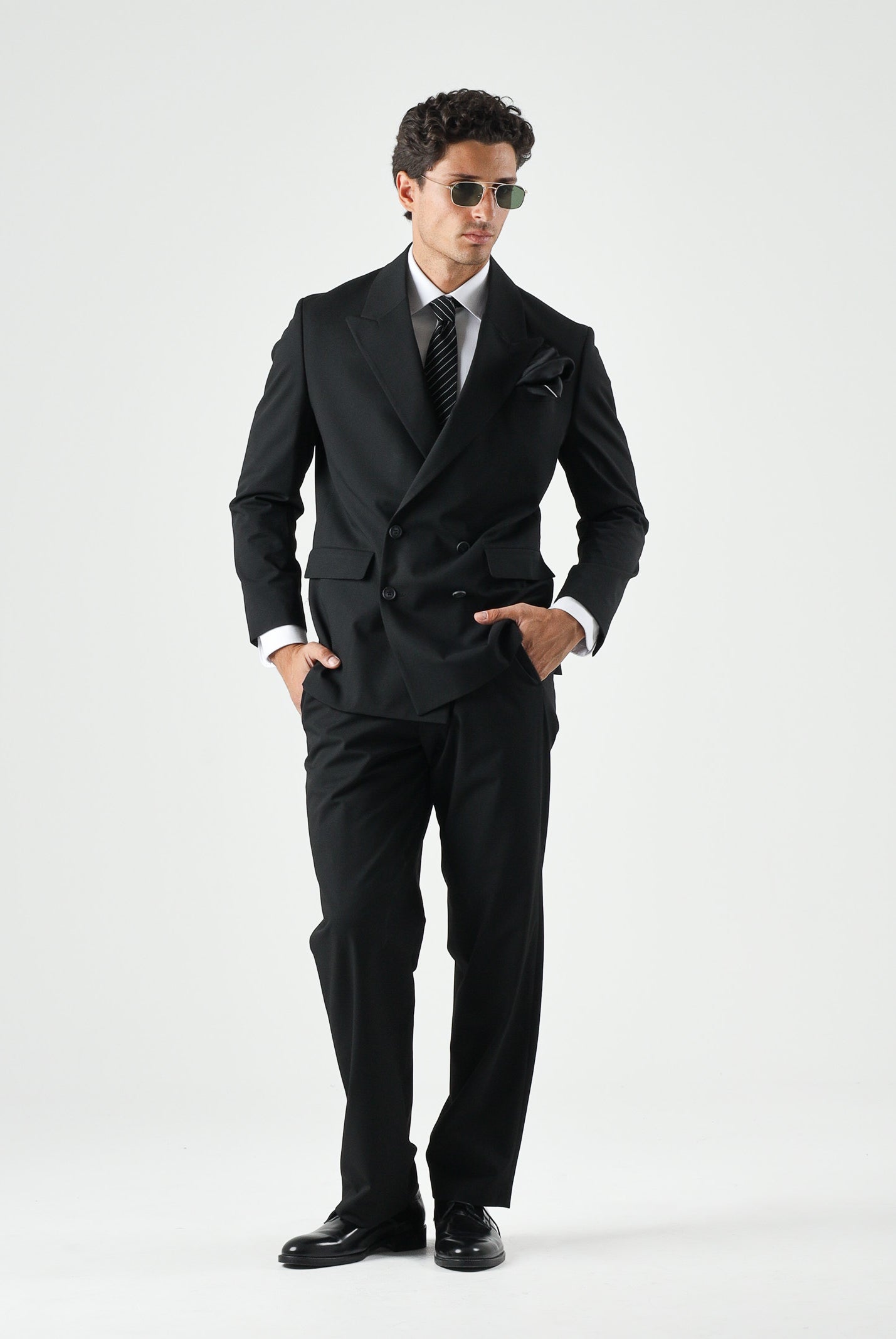 SELECTED HOMME Pantaloni 220 LOOSE FIT TROUSERS, colore brand Webseller nero, da uomo. 16100150 WE SELECTED HOMME