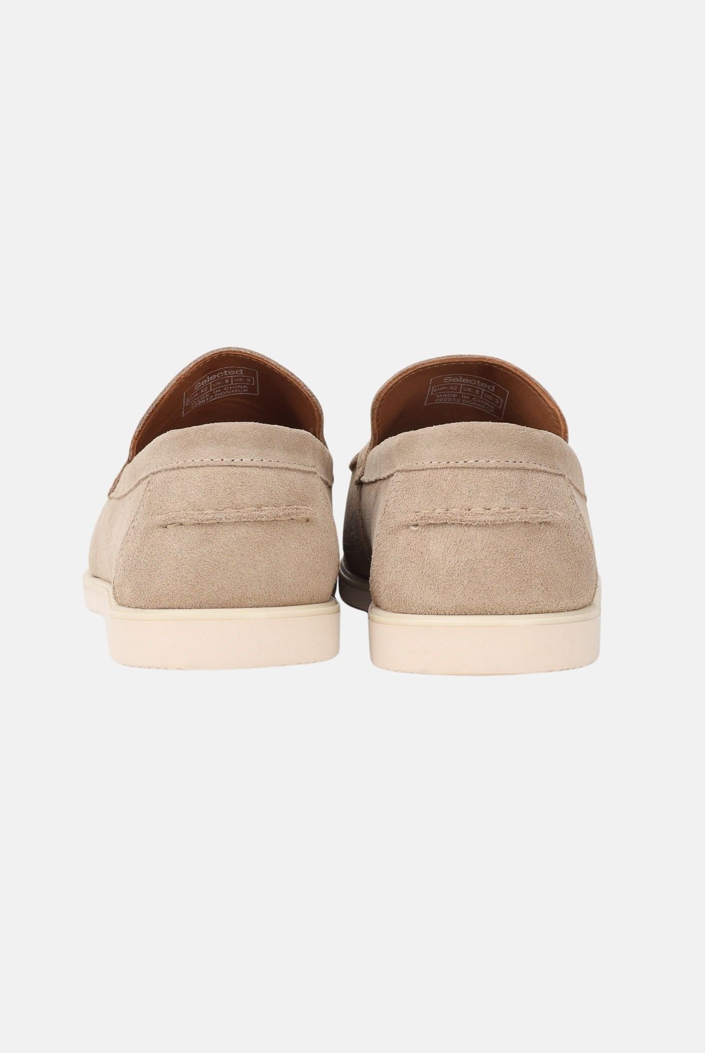 SELECTED HOMME Mocassini beige da uomo 16101240 SA SELECTED HOMME
