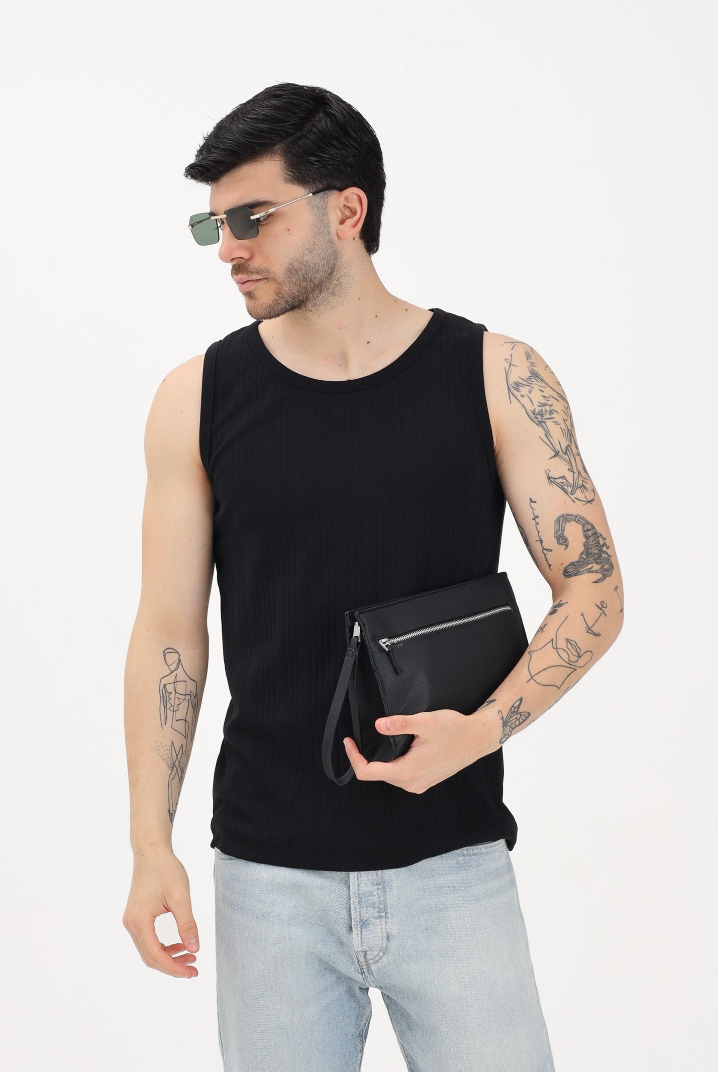 SELECTED HOMME Canotta nera da uomo 16101626 BL SELECTED HOMME