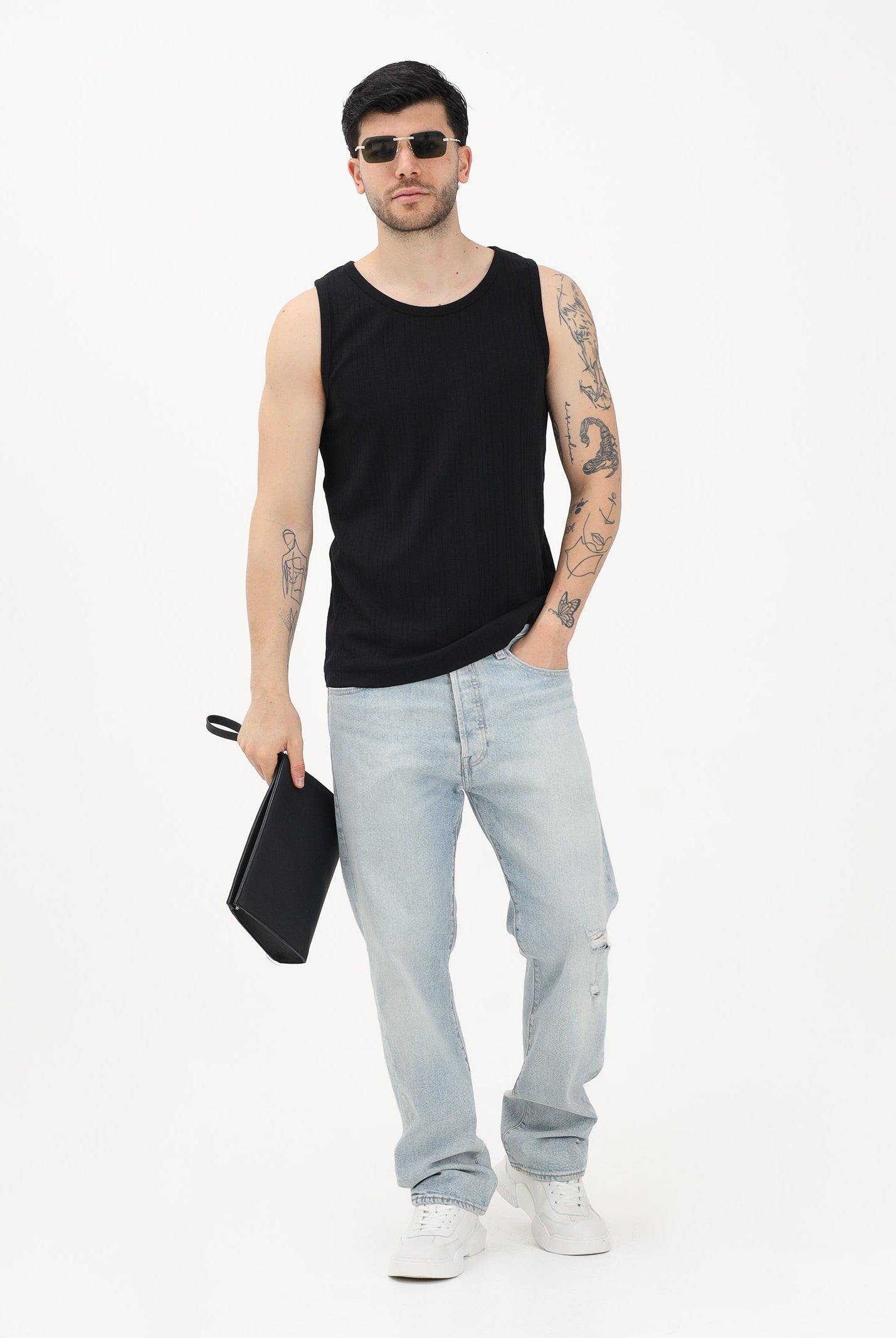 SELECTED HOMME Canotta nera da uomo 16101626 BL SELECTED HOMME