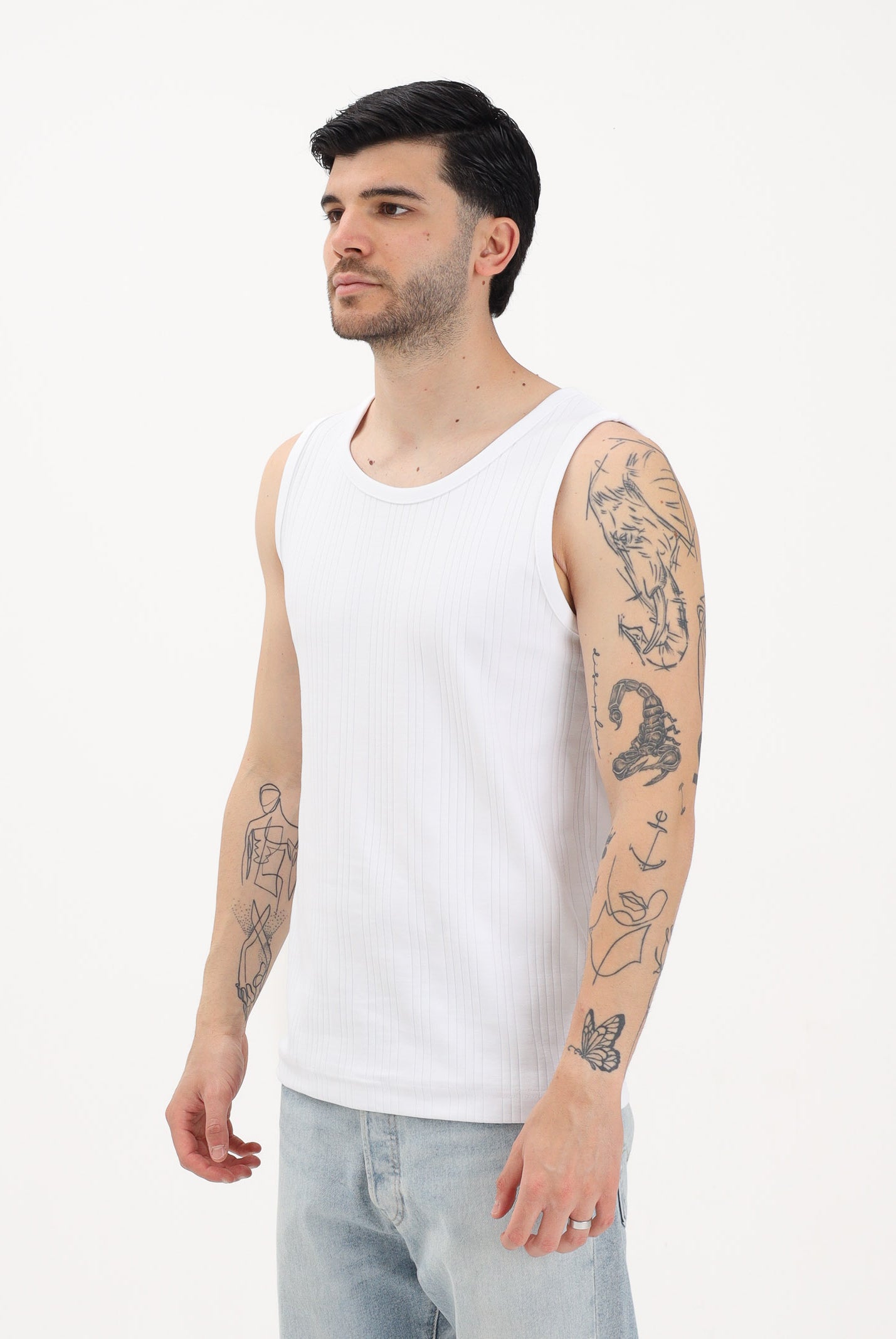 SELECTED HOMME Canotta bianca da uomo 16101626 BRWI SELECTED HOMME