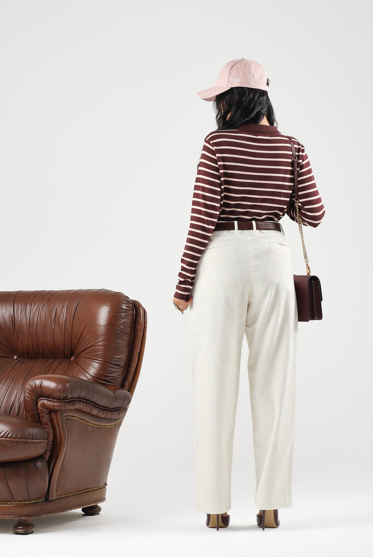 SELECTED HOMME Pantaloni egret-bianco per uomo e donna con piega centrale e tasche a filetto. 16102144 EG SELECTED HOMME