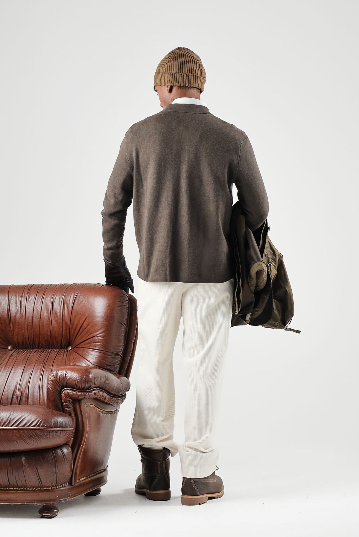 SELECTED HOMME Pantaloni egret-bianco per uomo e donna con piega centrale e tasche a filetto. 16102144 EG SELECTED HOMME
