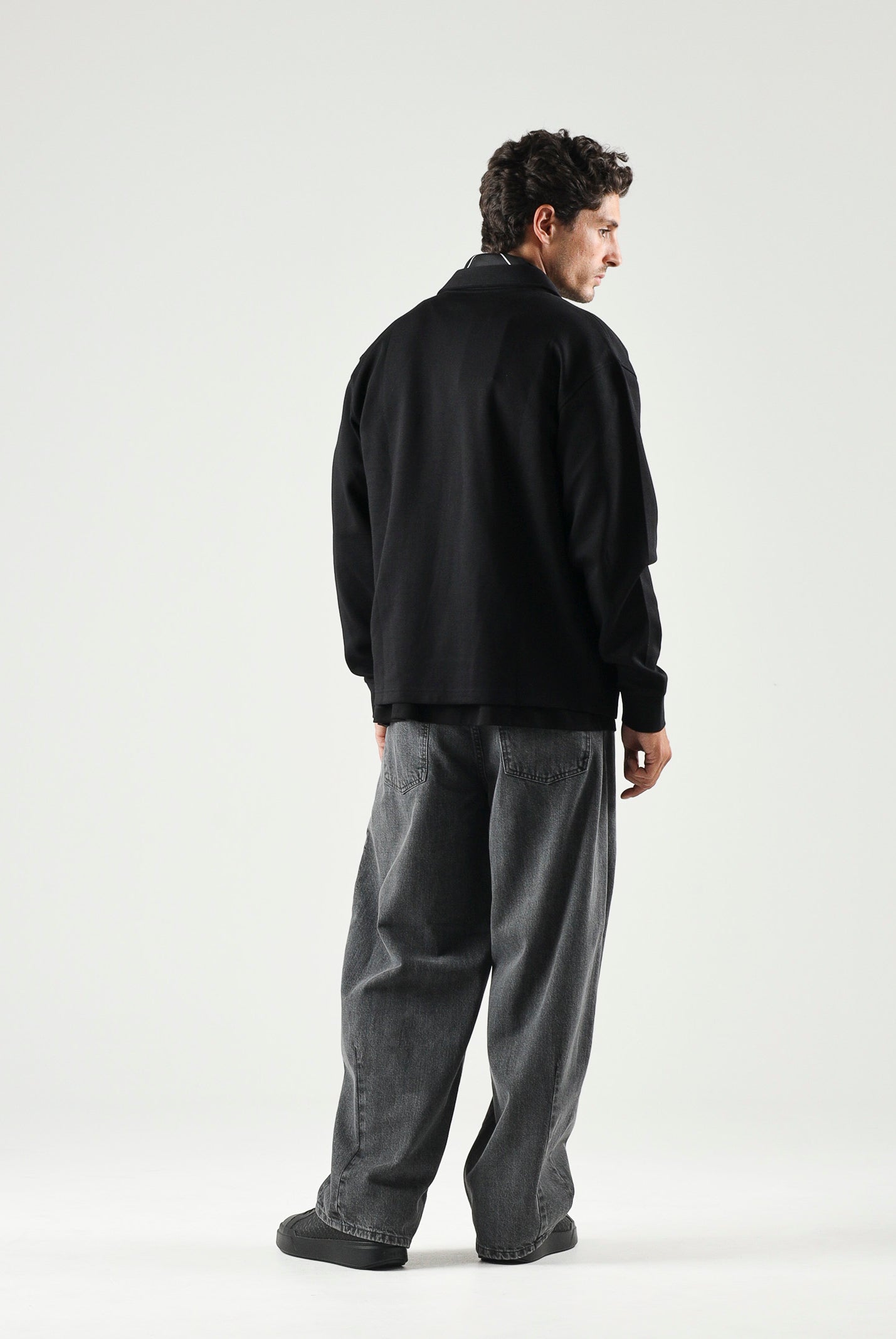 SELECTED HOMME Felpa SLMTOM SOFT nero da uomo con chiusura full zip. 16102153 BL SELECTED HOMME