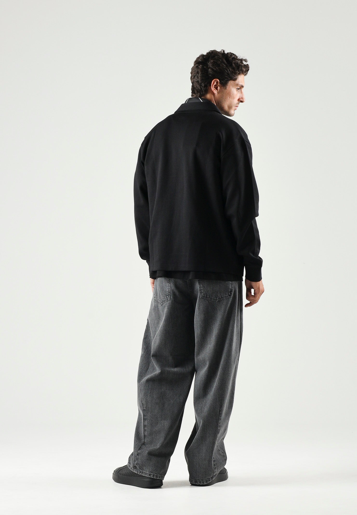 SELECTED HOMME Felpa SLMTOM SOFT nero da uomo con chiusura full zip. 16102153 BL SELECTED HOMME