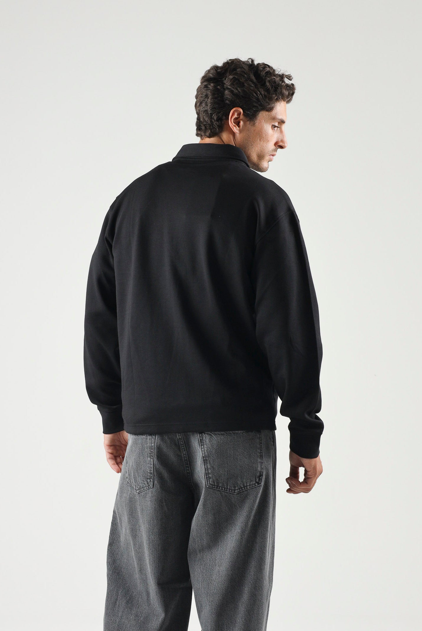 SELECTED HOMME Felpa SLMTOM SOFT nero da uomo con chiusura full zip. 16102153 BL SELECTED HOMME