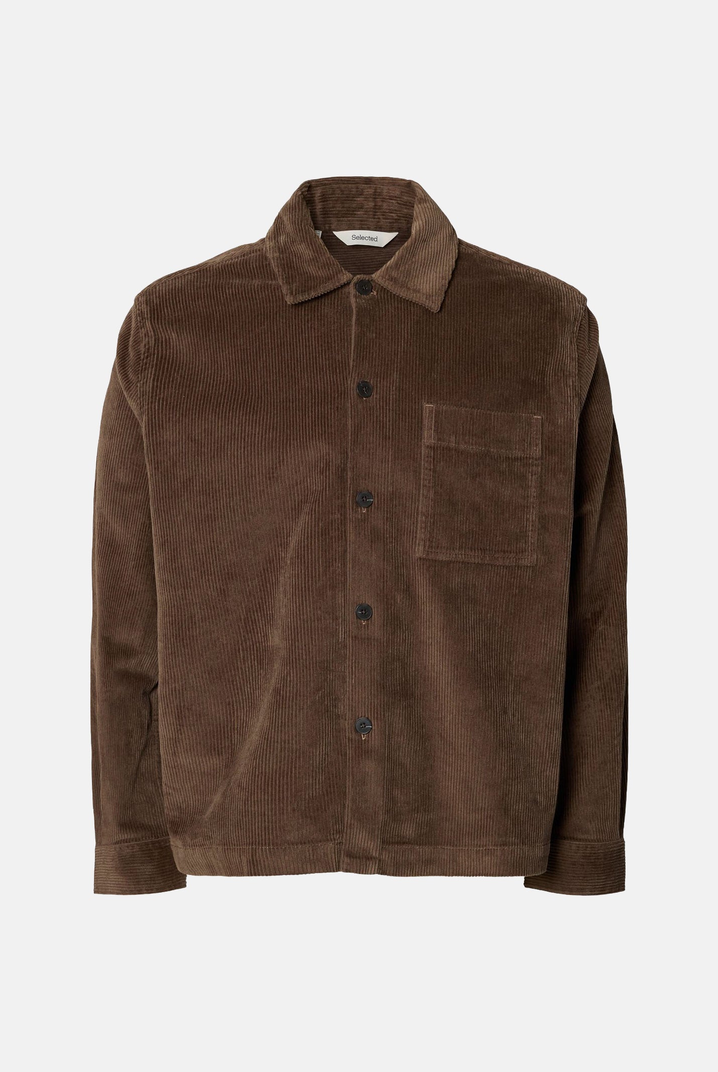 SELECTED HOMME Camicia-giacca SLHMATT CORDUROY marrone da uomo 16102234 CHCH SELECTED HOMME
