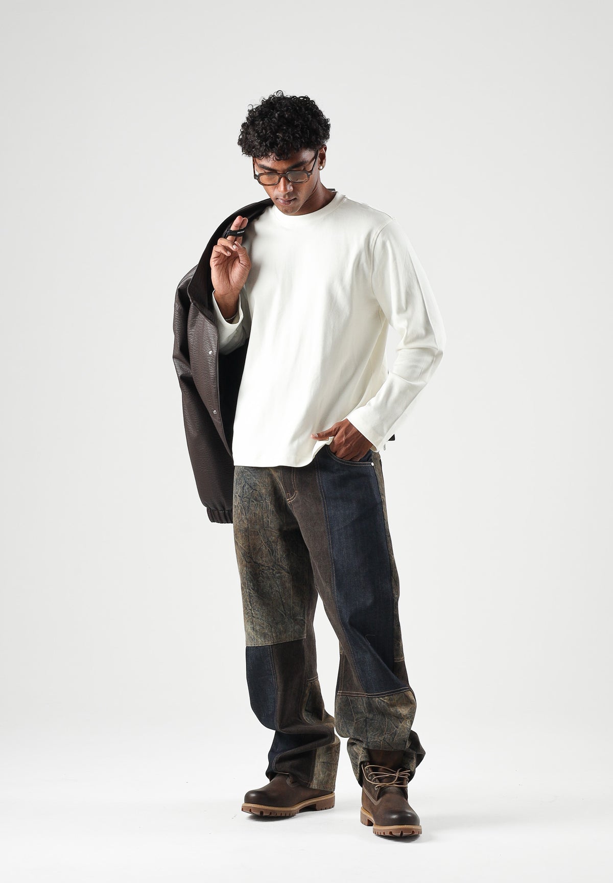 SELECTED HOMME T-shirt manica lunga panna per uomo con scollo rotondo e maniche lunghe. 16102312 EG SELECTED HOMME