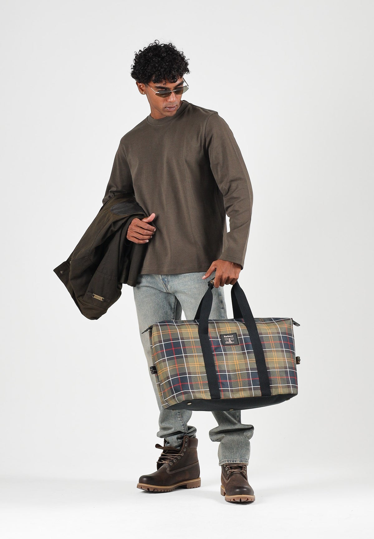 SELECTED HOMME T-shirt manica lunga marrone scuro per uomo con scollo rotondo e maniche lunghe. 16102312 TU SELECTED HOMME