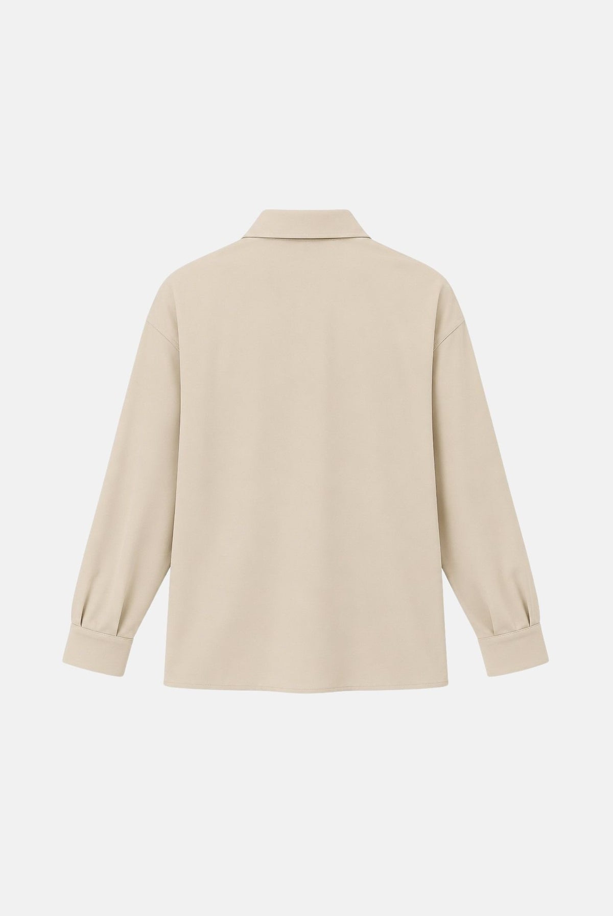 SIMONA CORSELLINI Camicia manica lunga vaniglia per donna con bottoni a pressione e tasche applicate sul petto A26CPCA00101 V0161 SIMONA CORSELLINI