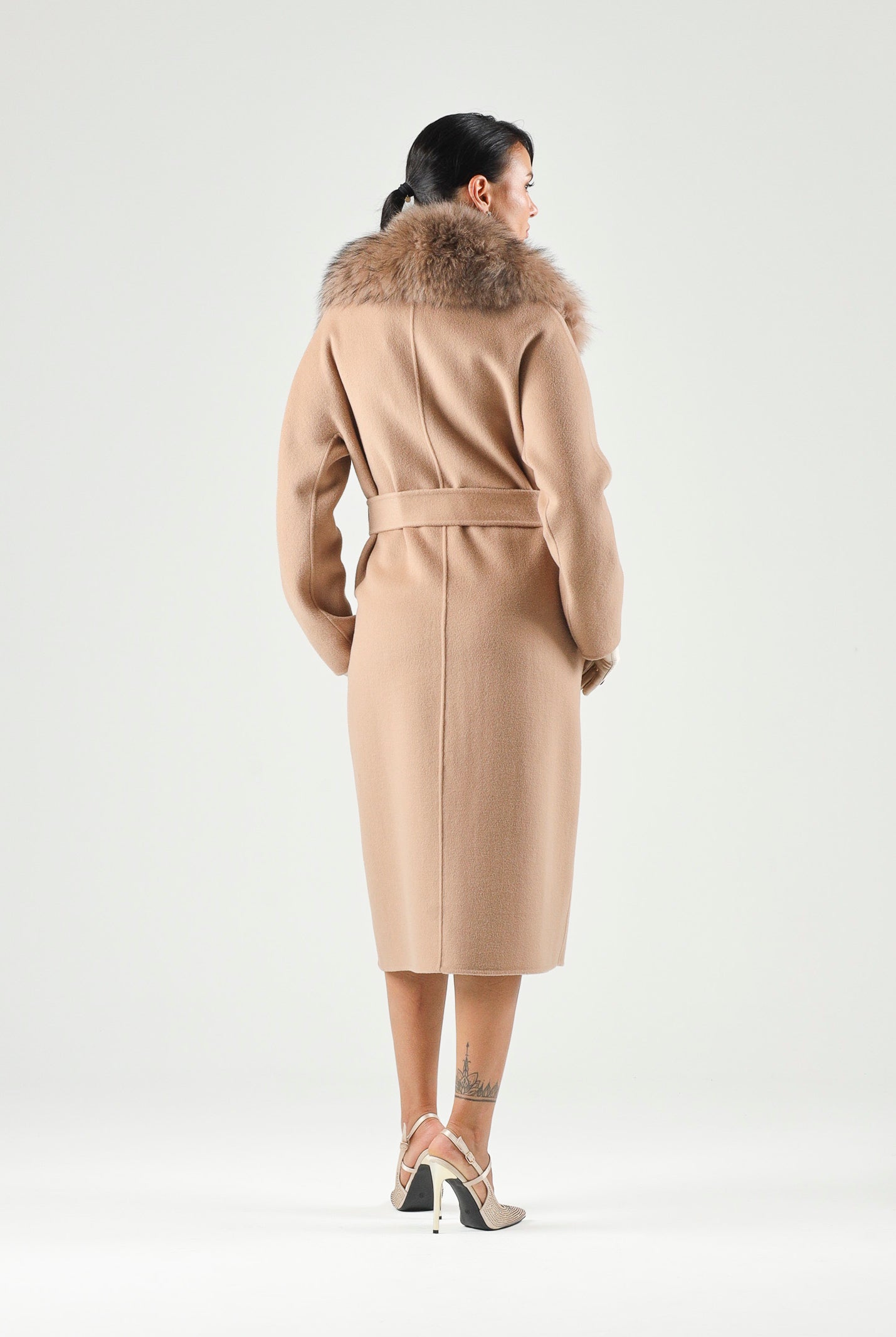 SIMONA CORSELLINI Cappotto almond-cammello da donna A26CPCPV0601 V0498 SIMONA CORSELLINI