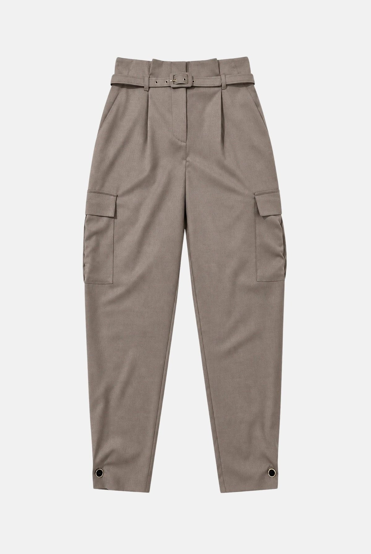 SIMONA CORSELLINI Pantalone beige per donna con gamba barrel e ampie tasche laterali. A26CPPAW0501 V0796 SIMONA CORSELLINI