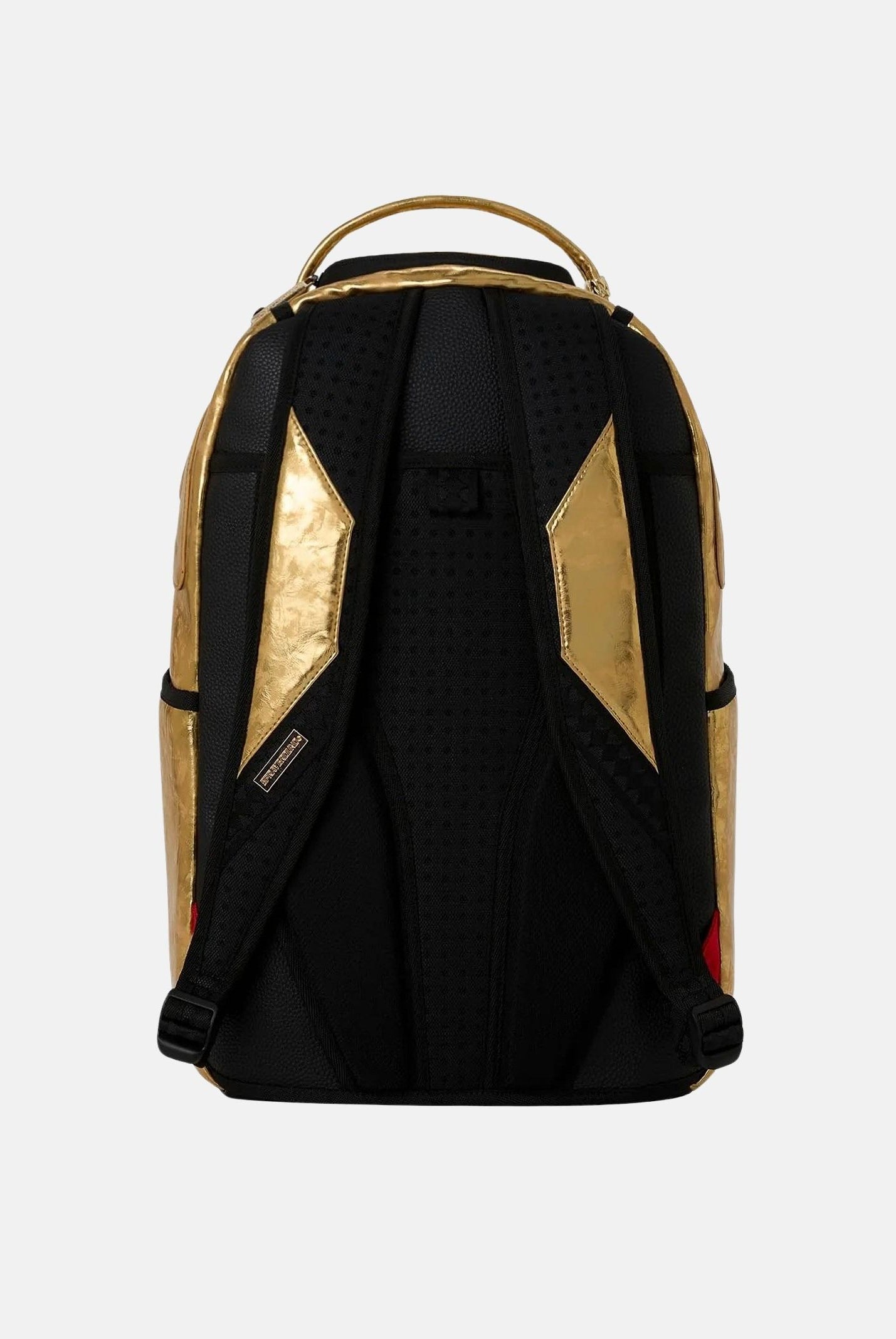 SPRAYGROUND Zaino SHARK CENTRAL golden age-oro per uomo, donna e con finitura metallizzata 910B8150NSZ . SPRAYGROUND