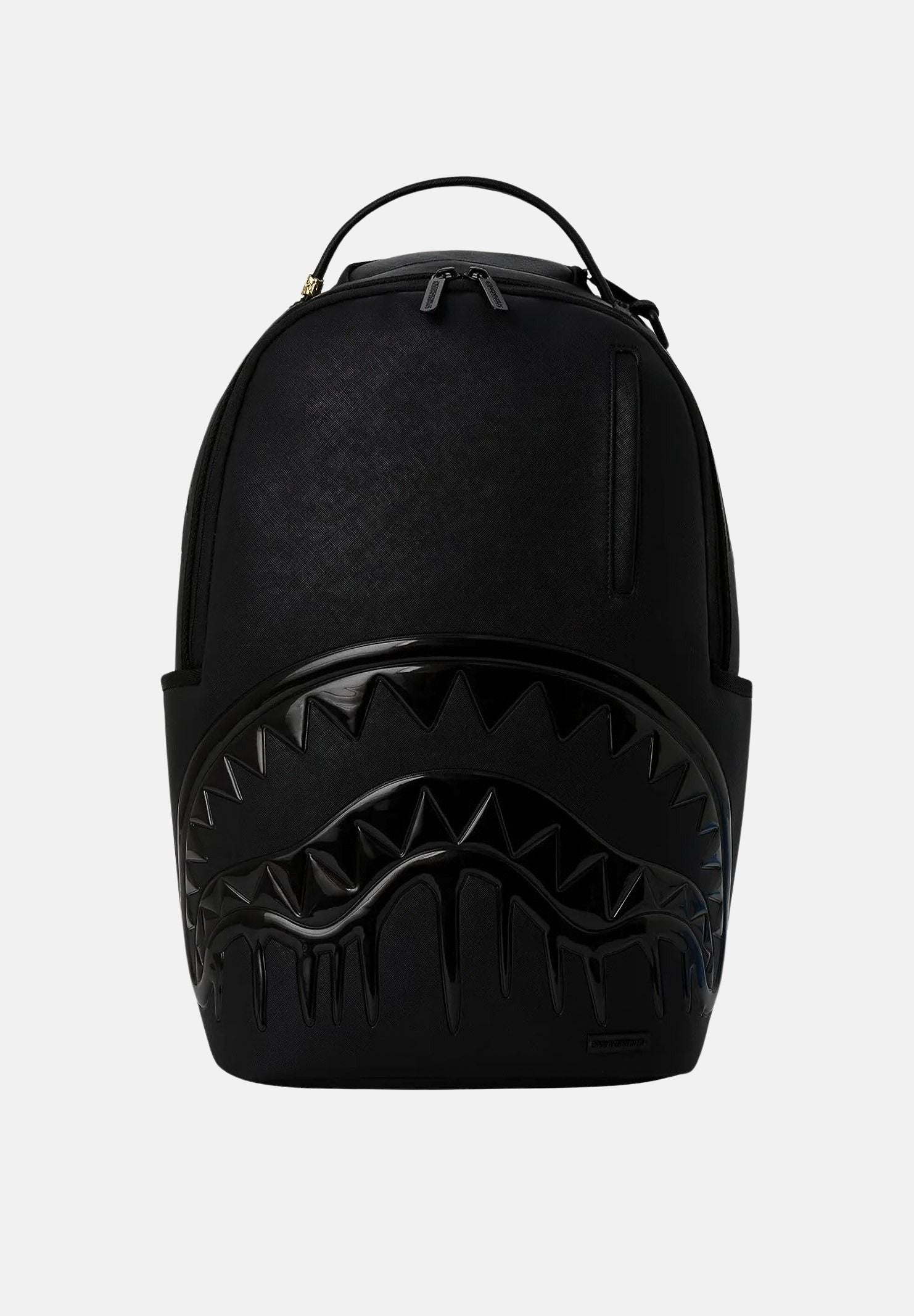 SPRAYGROUND Zaino BLACKED OUT METALLIC nero per uomo, donna e bambino con motivo Shark Mouth 910B8412NSZ . SPRAYGROUND