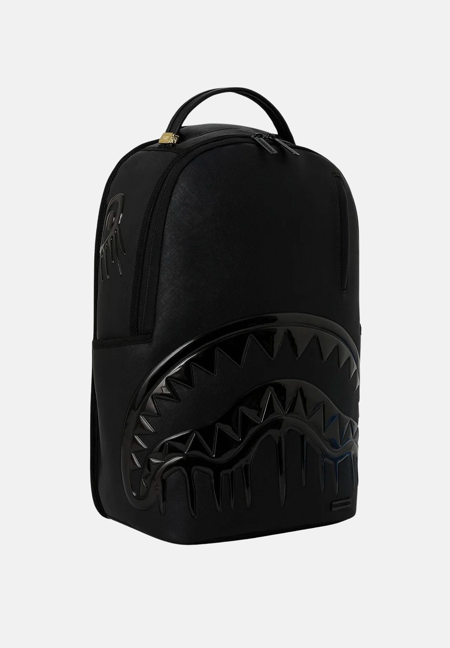 SPRAYGROUND Zaino BLACKED OUT METALLIC nero per uomo, donna e bambino con motivo Shark Mouth 910B8412NSZ . SPRAYGROUND