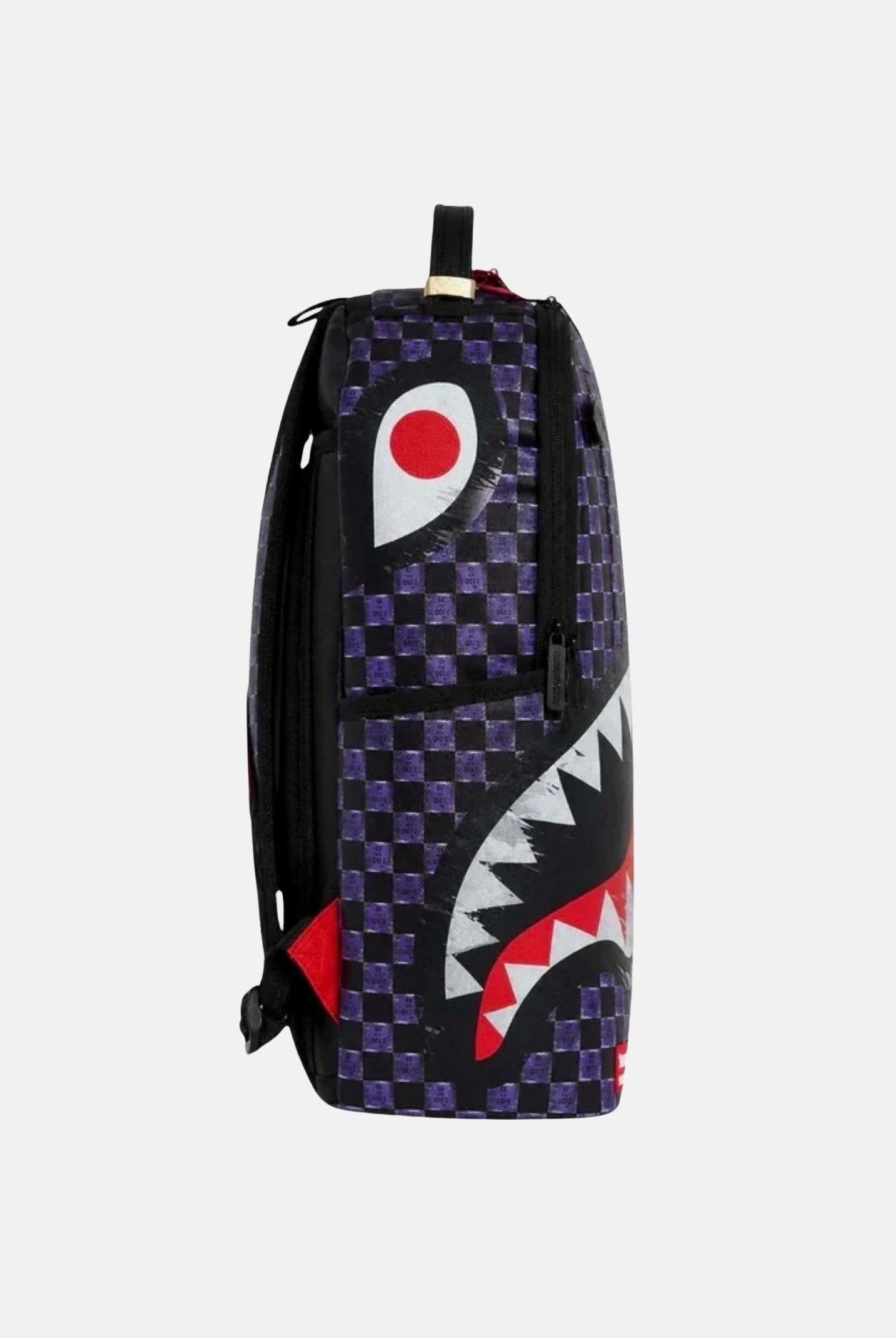 SPRAYGROUND Zaino CHECKERED SHARK MOUTH BACKPACK, multicolor per uomo e donna con motivo a scacchi 910B8477NSZ . SPRAYGROUND