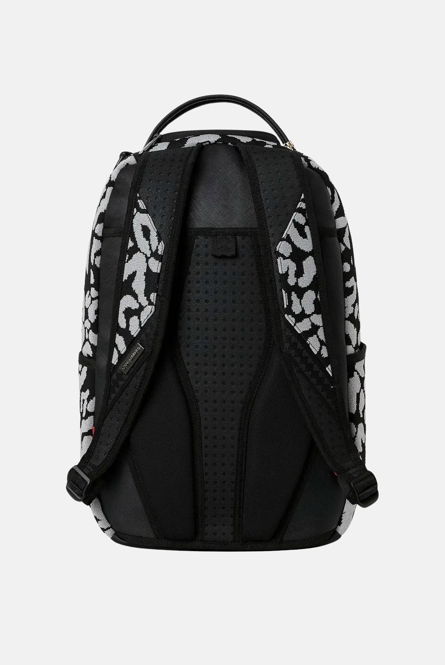 SPRAYGROUND Zaino NOCTURNAL PREDATOR silver-nero per uomo, donna e bambino con fantasia grafica all-over 910B8488NSZ . SPRAYGROUND