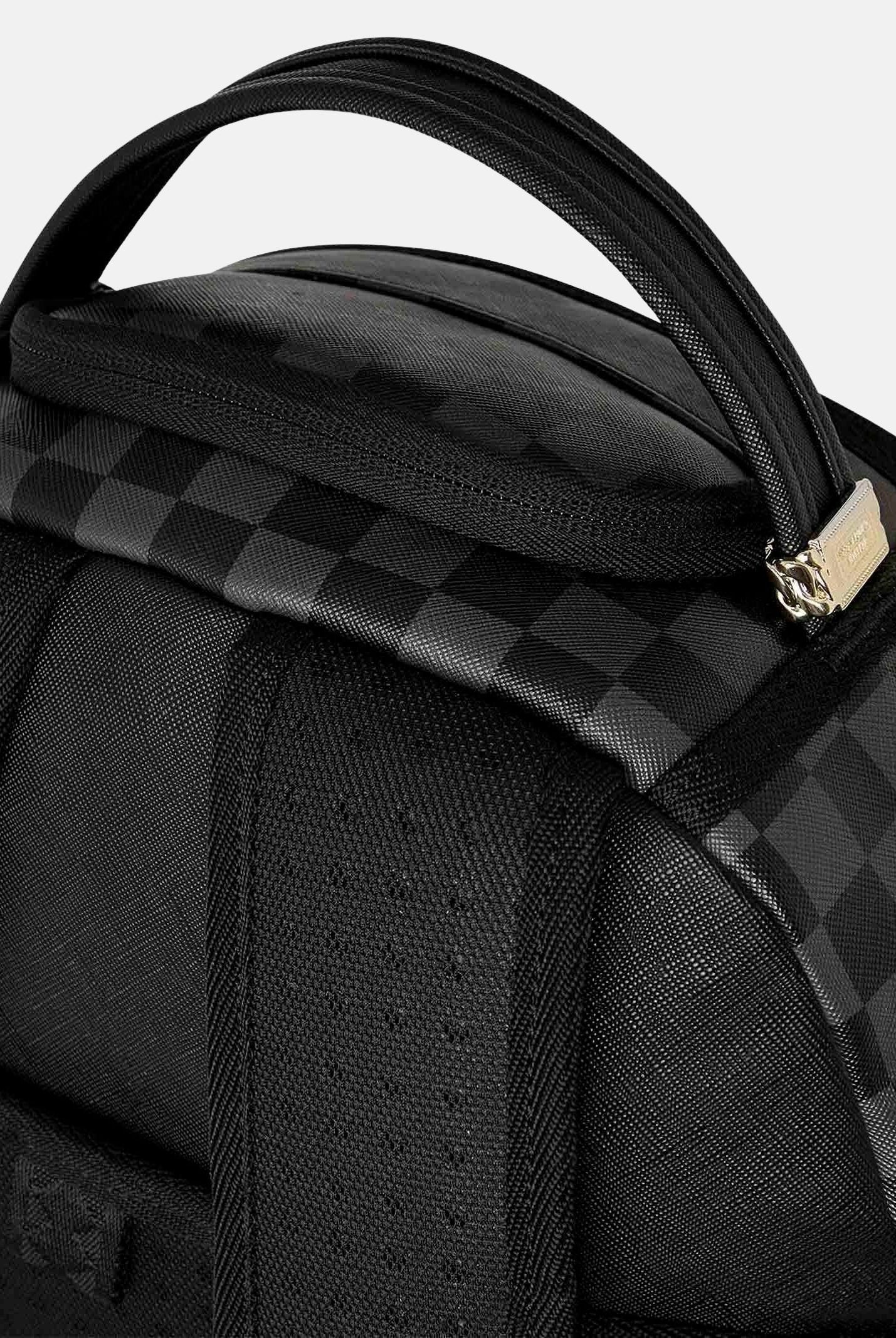 SPRAYGROUND Zaino BAG DONE WRONG nero per uomo, donna e bambino con motivo check tono su tono 910B8551NSZ . SPRAYGROUND