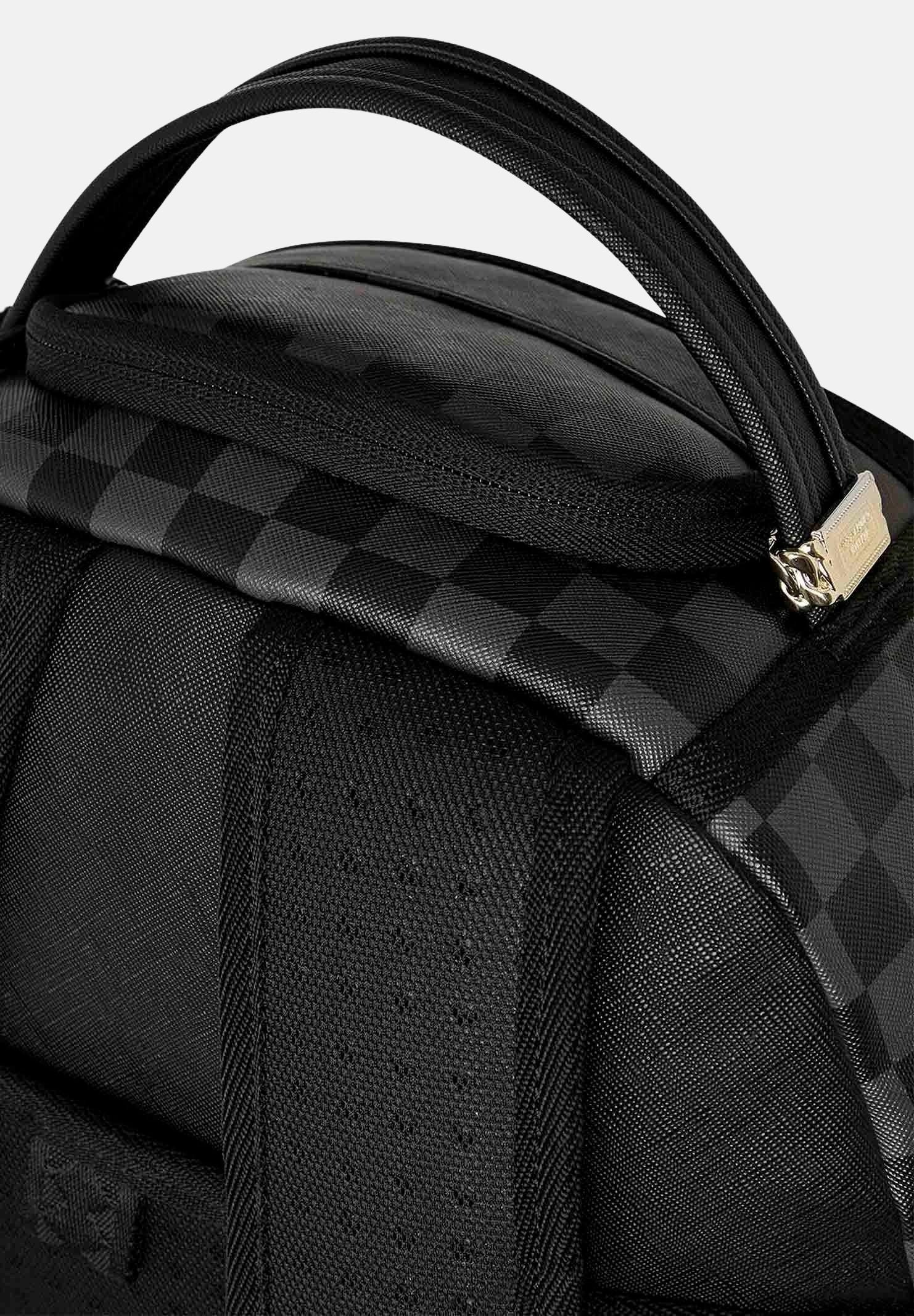SPRAYGROUND Zaino BAG DONE WRONG nero per uomo, donna e bambino con motivo check tono su tono 910B8551NSZ . SPRAYGROUND