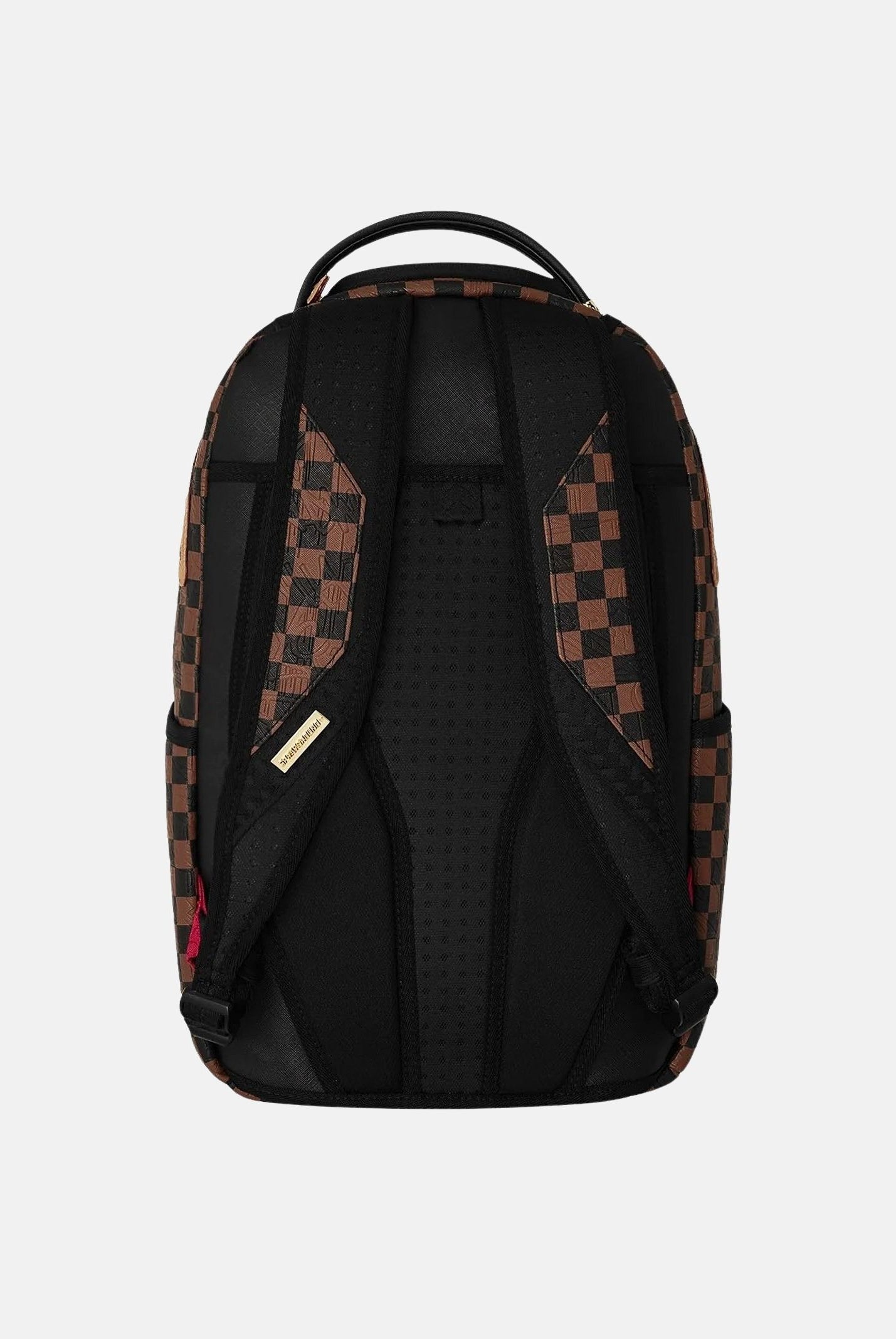 SPRAYGROUND Zaino EMBOSSED CHECK marrone-cammello per uomo, donna e bambino con fantasia check 910B8592NSZ . SPRAYGROUND