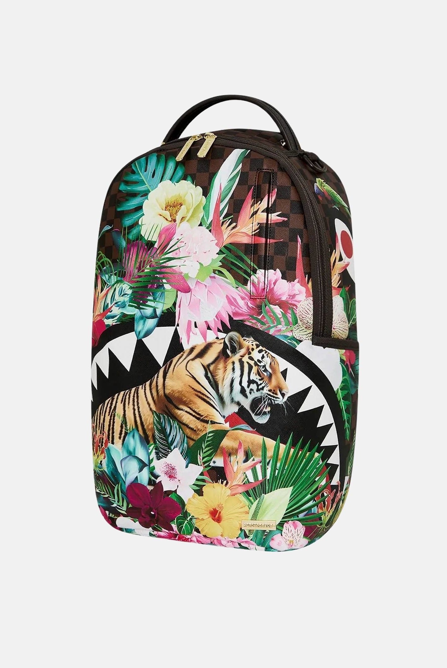 SPRAYGROUND Zaino FLOWERING JUNGLE SHARK multicolor per uomo, donna e bambino con fantasia jungle floreale 910B8626NSZ . SPRAYGROUND