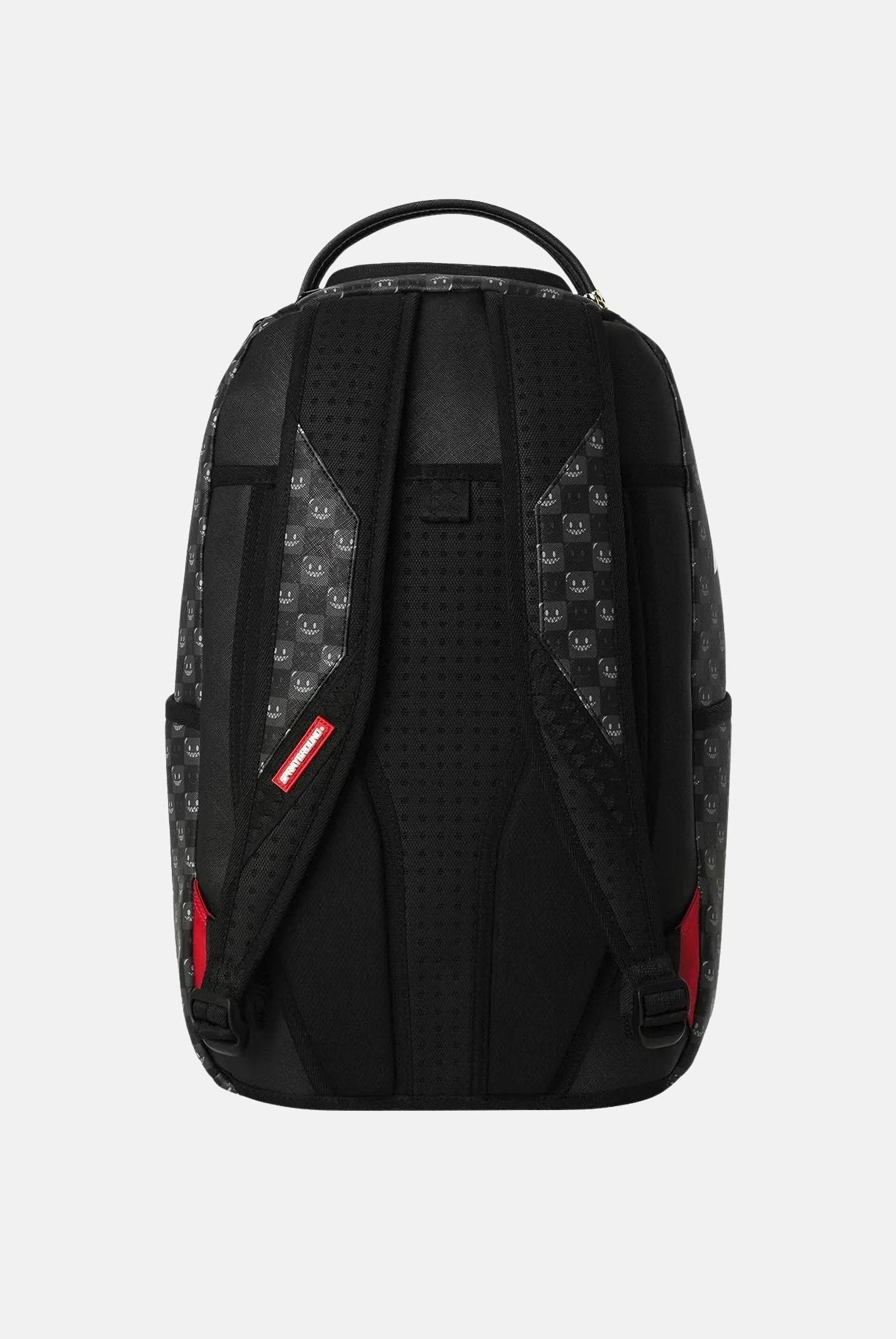 SPRAYGROUND Zaino SHARKS IN PARIS nero per uomo, donna e bambino con fantasia check tono su tono 910B8633NSZ . SPRAYGROUND
