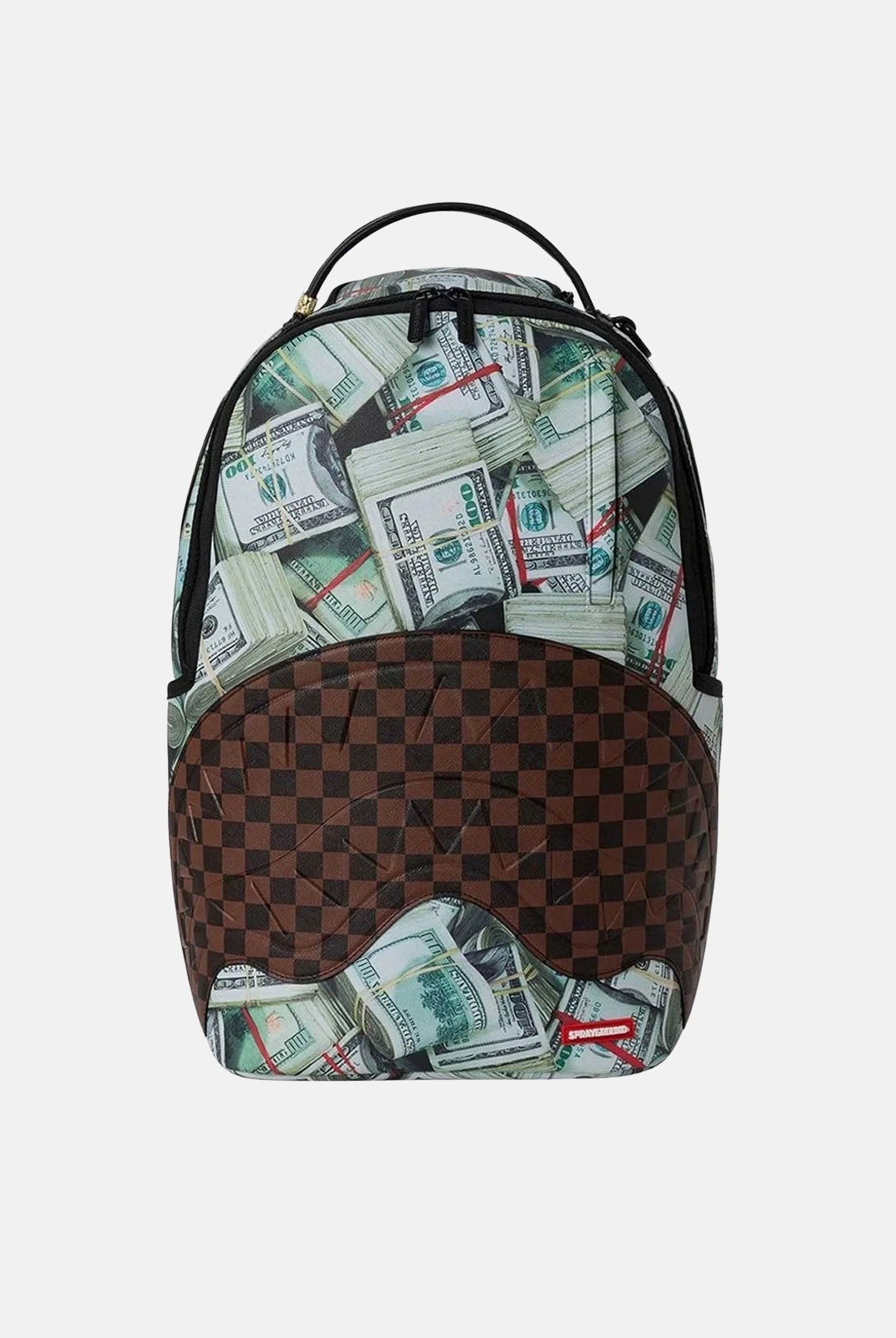 SPRAYGROUND Zaino MONEY BANKS marrone per uomo, donna e bambino con stampa old money 910B8793NSZ . SPRAYGROUND