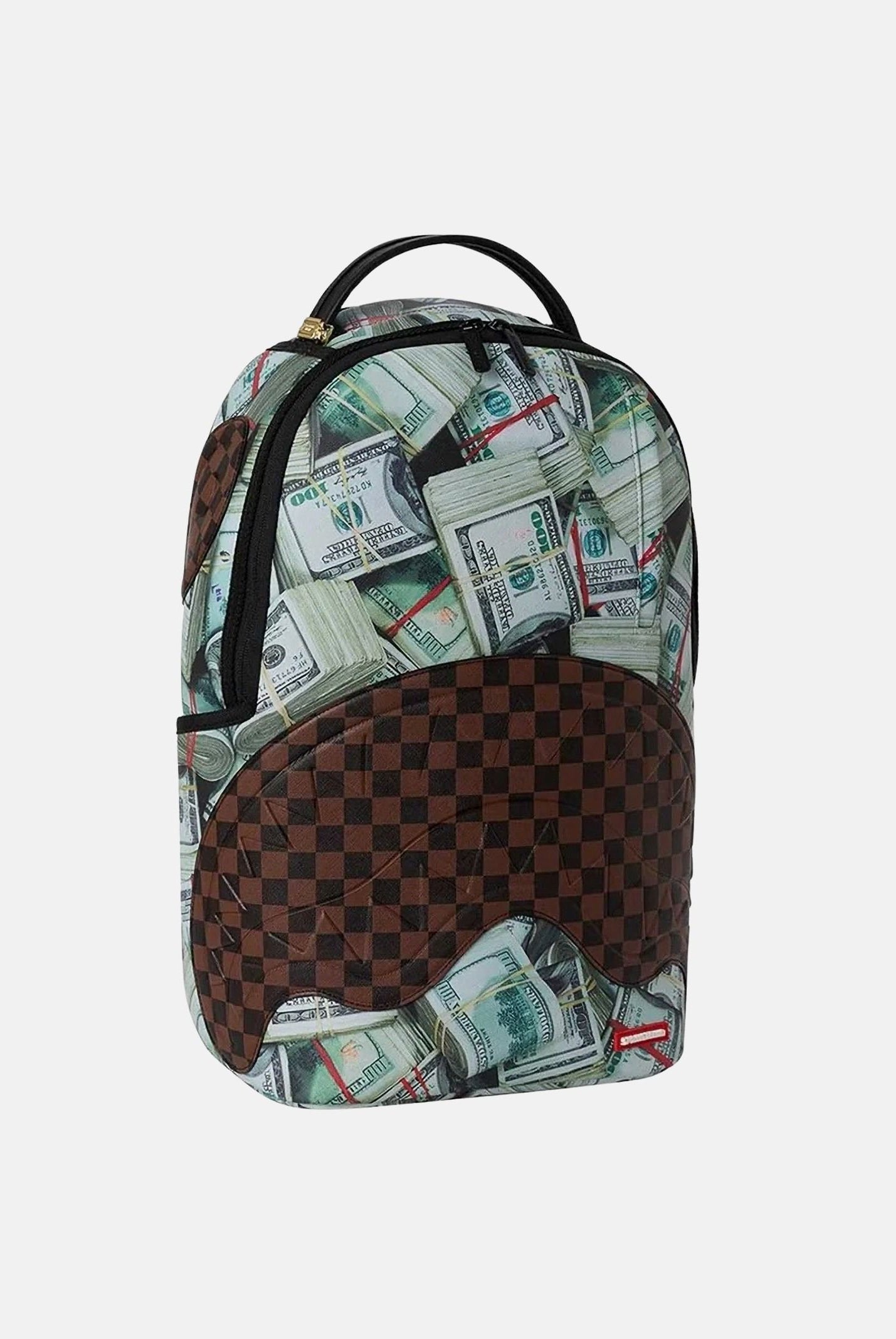 SPRAYGROUND Zaino MONEY BANKS marrone per uomo, donna e bambino con stampa old money 910B8793NSZ . SPRAYGROUND