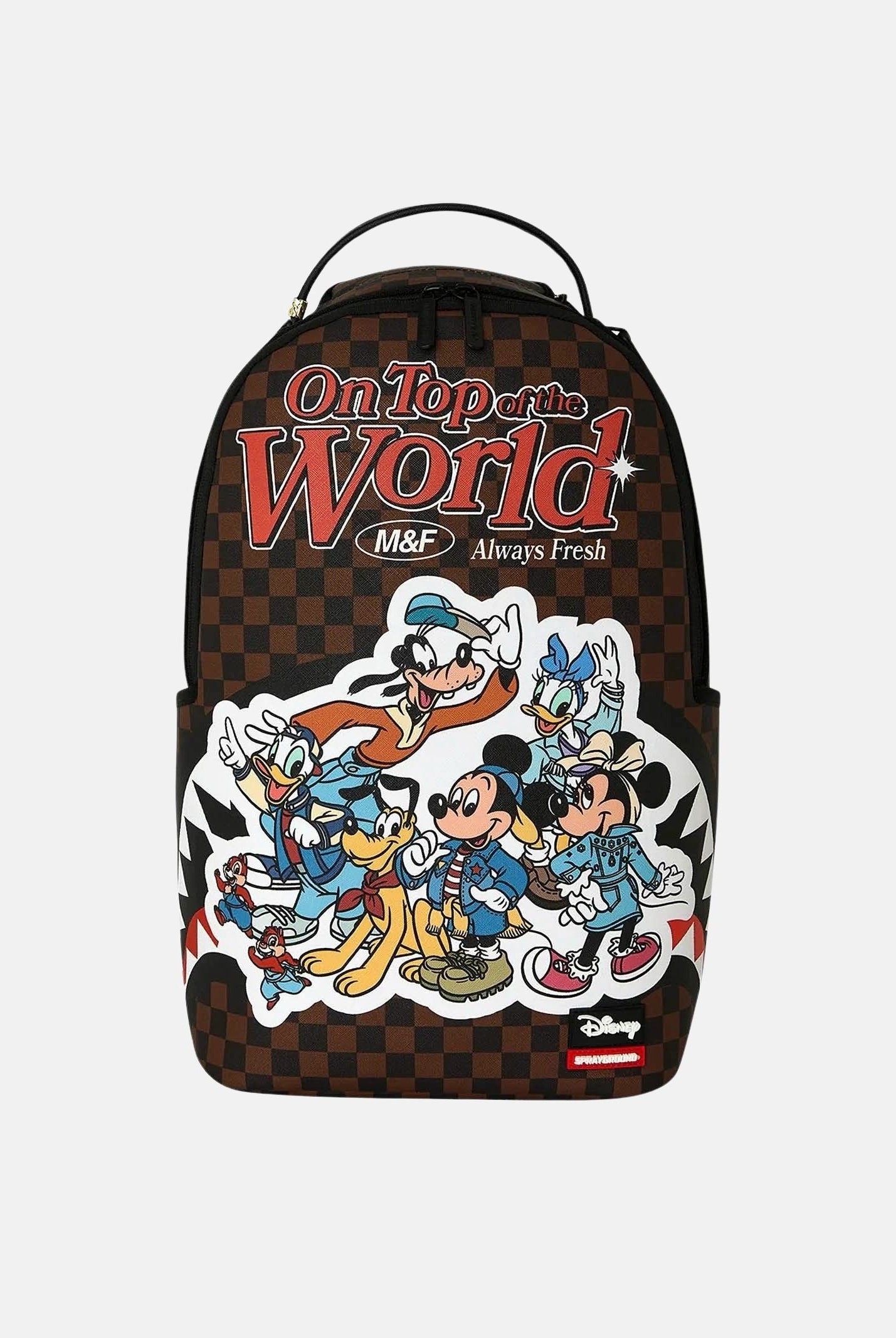 SPRAYGROUND Zaino DISNEY MICKEY & FRIENDS marrone per uomo, donna e bambino con maxi grafica Disney 910B8840NSZ . SPRAYGROUND