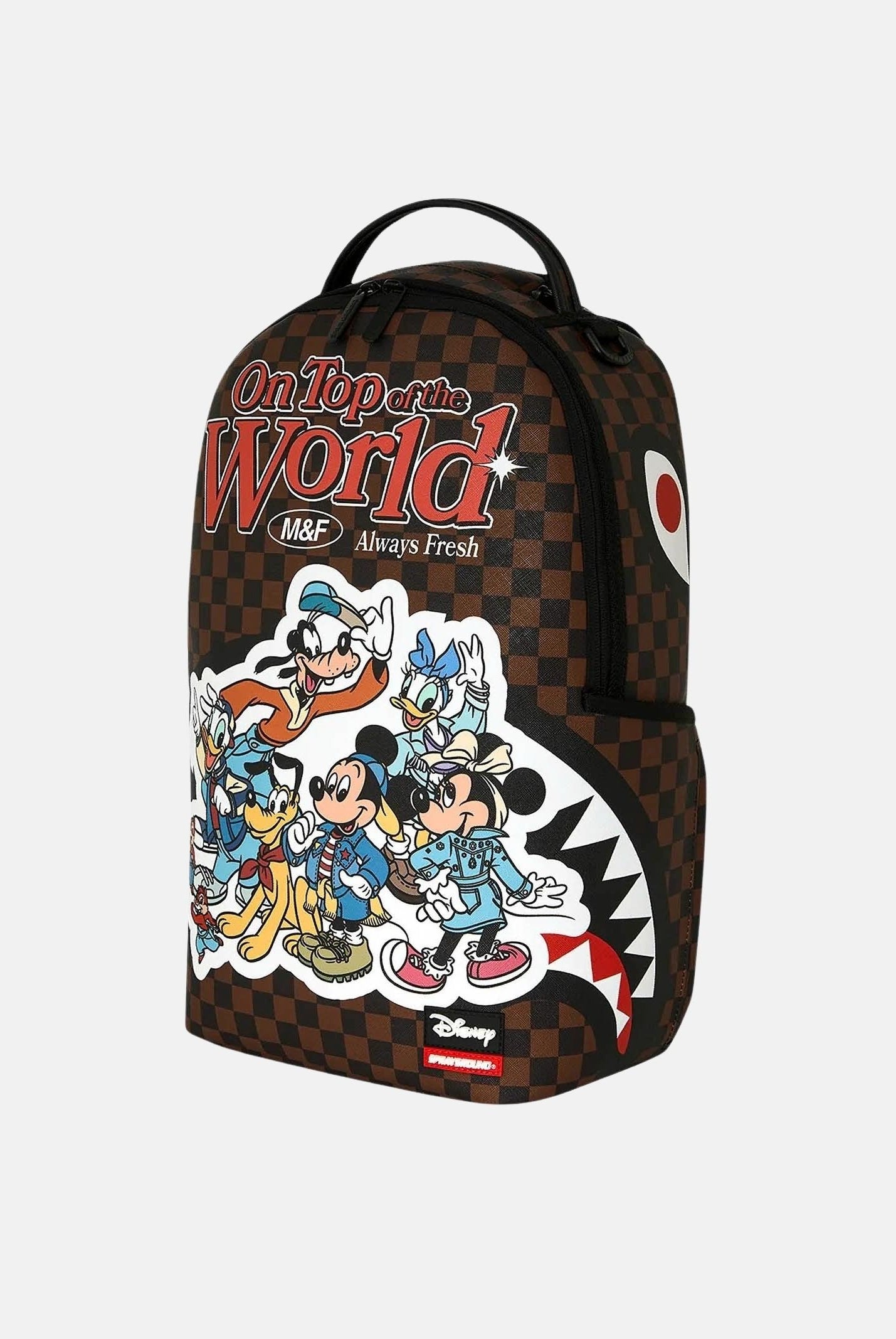 SPRAYGROUND Zaino DISNEY MICKEY & FRIENDS marrone per uomo, donna e bambino con maxi grafica Disney 910B8840NSZ . SPRAYGROUND