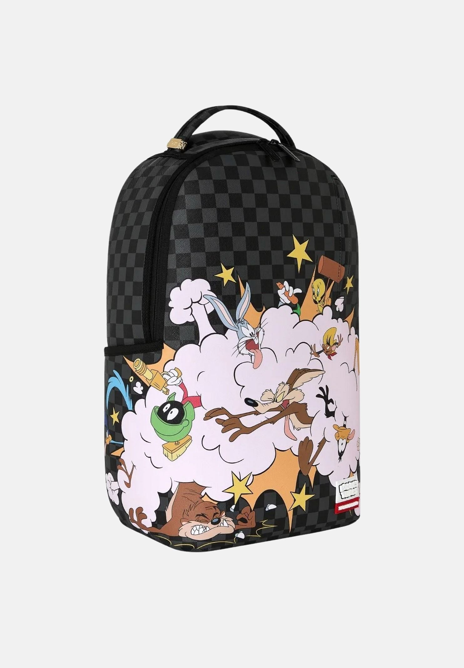 SPRAYGROUND Zaino LOONEY TUNES FIGHT CLOUD nero per uomo, donna e bambino con grafica Looney Tunes 910B9071NSZ . SPRAYGROUND