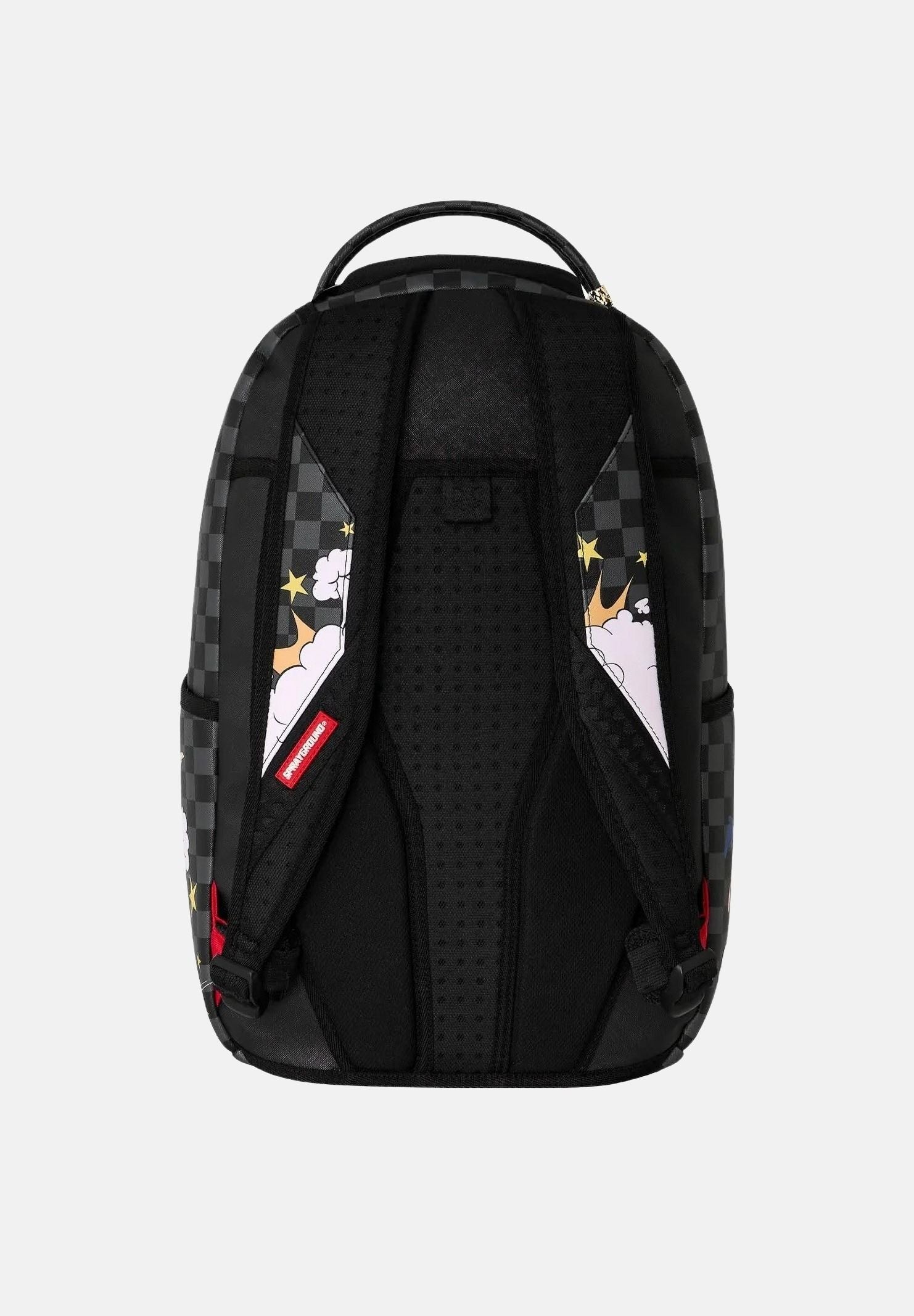SPRAYGROUND Zaino LOONEY TUNES FIGHT CLOUD nero per uomo, donna e bambino con grafica Looney Tunes 910B9071NSZ . SPRAYGROUND